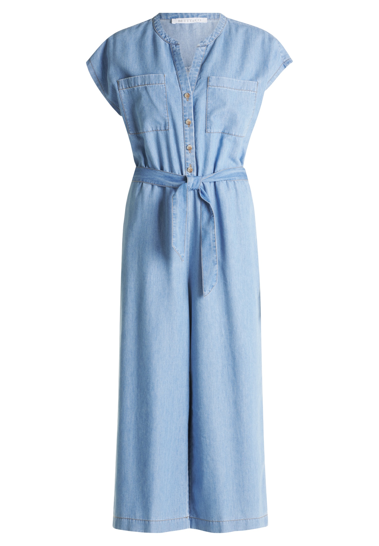 Betty&Co Overall "Betty & Co Jumpsuit mit aufgesetzten Taschen", (1 tlg.), günstig online kaufen