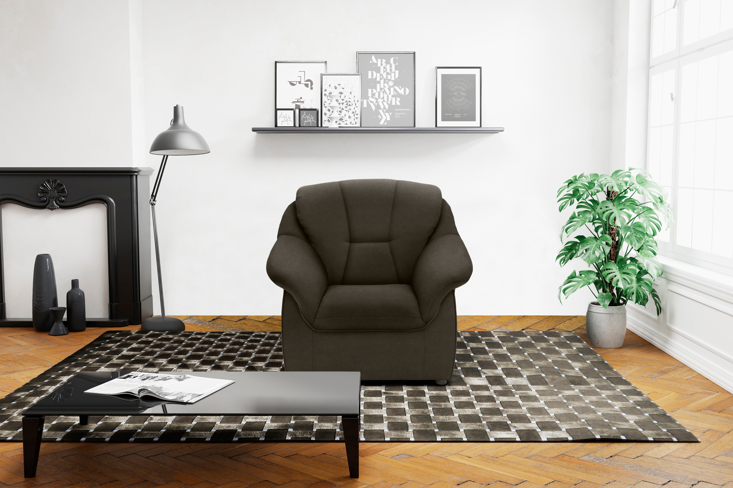 DOMO collection Sessel "Faenza für kleine Räume, zeitlos und elegant, kompa günstig online kaufen