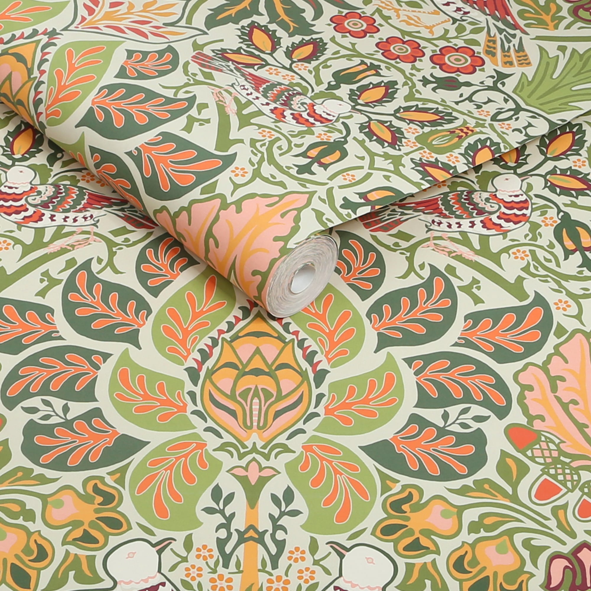 WILLIAM MORRIS AT HOME Vliestapete »Dove & Rose Olive«, Motiv, Design Tapeten