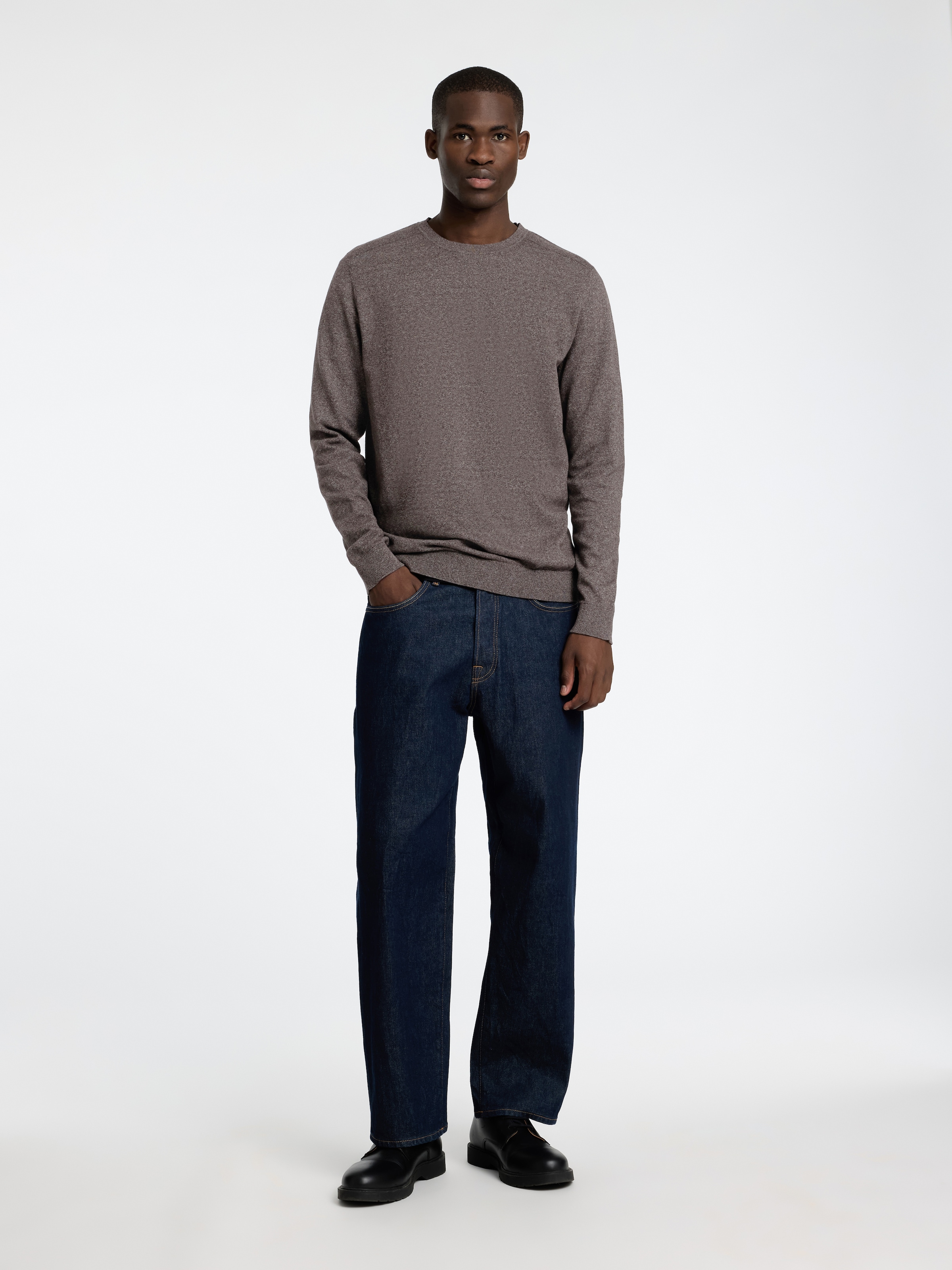 SELECTED HOMME Strickpullover »SLHBERG CREW NECK NOOS«