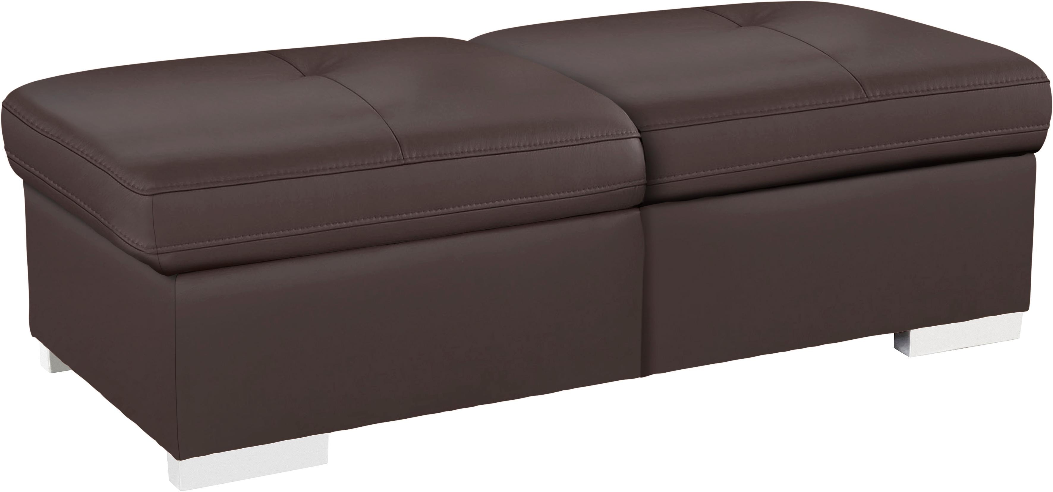exxpo - sofa fashion Hocker "Spring Bankhocker, guter Sitzkomfort und tolle Verarbeitungsdetails" aus Luxus-Microfaser +Simply Clean - für besonders einfache Reinigung