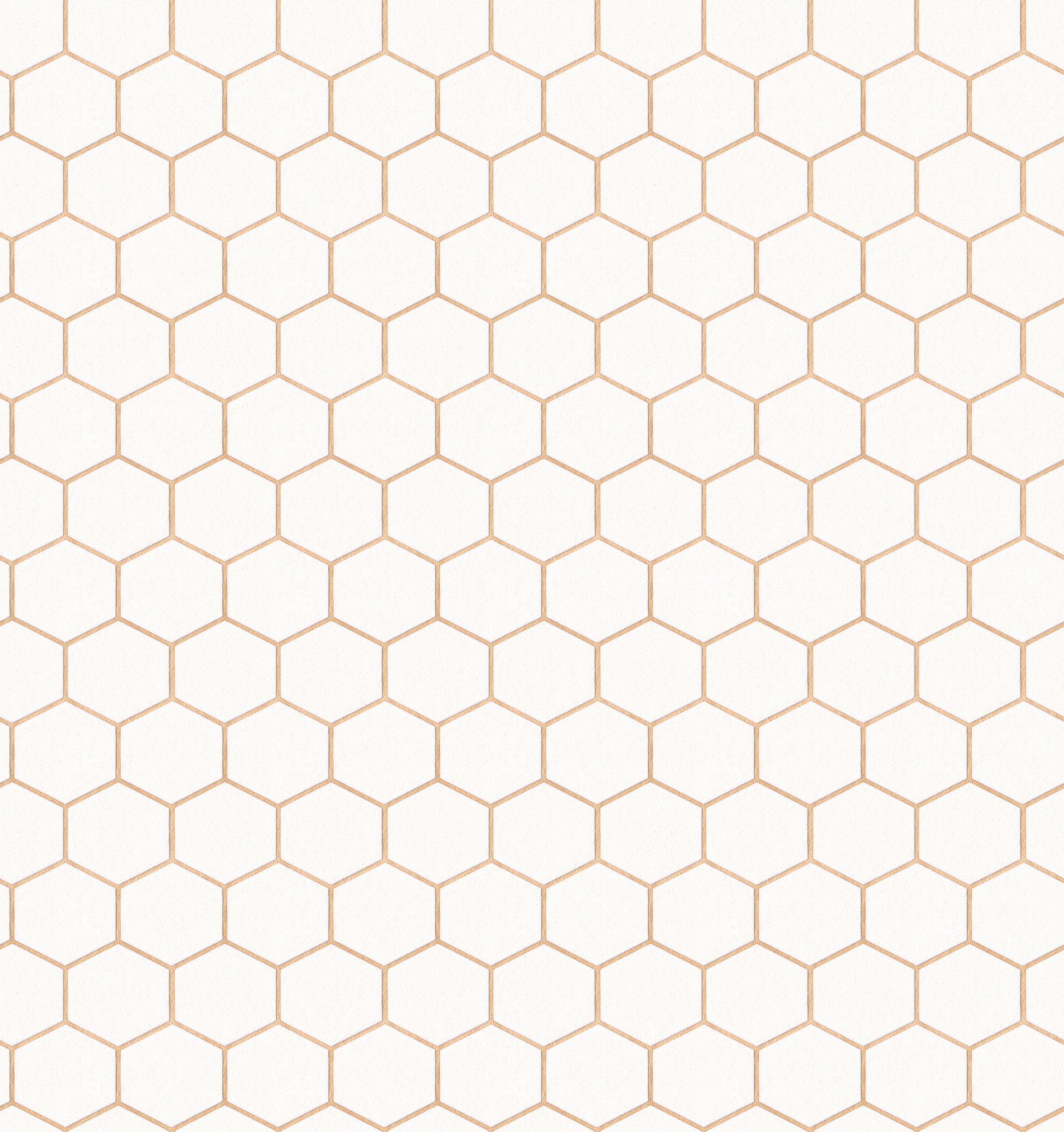 WOW Vliestapete »Hexagon«, Holz