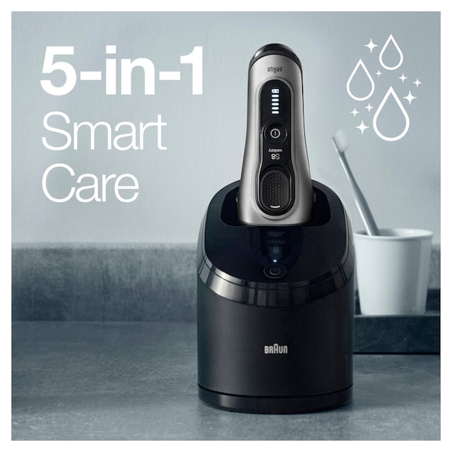 Braun & 9467cc 42% Series OFF Silber 10-D, Pro Dry Wet Rasierer