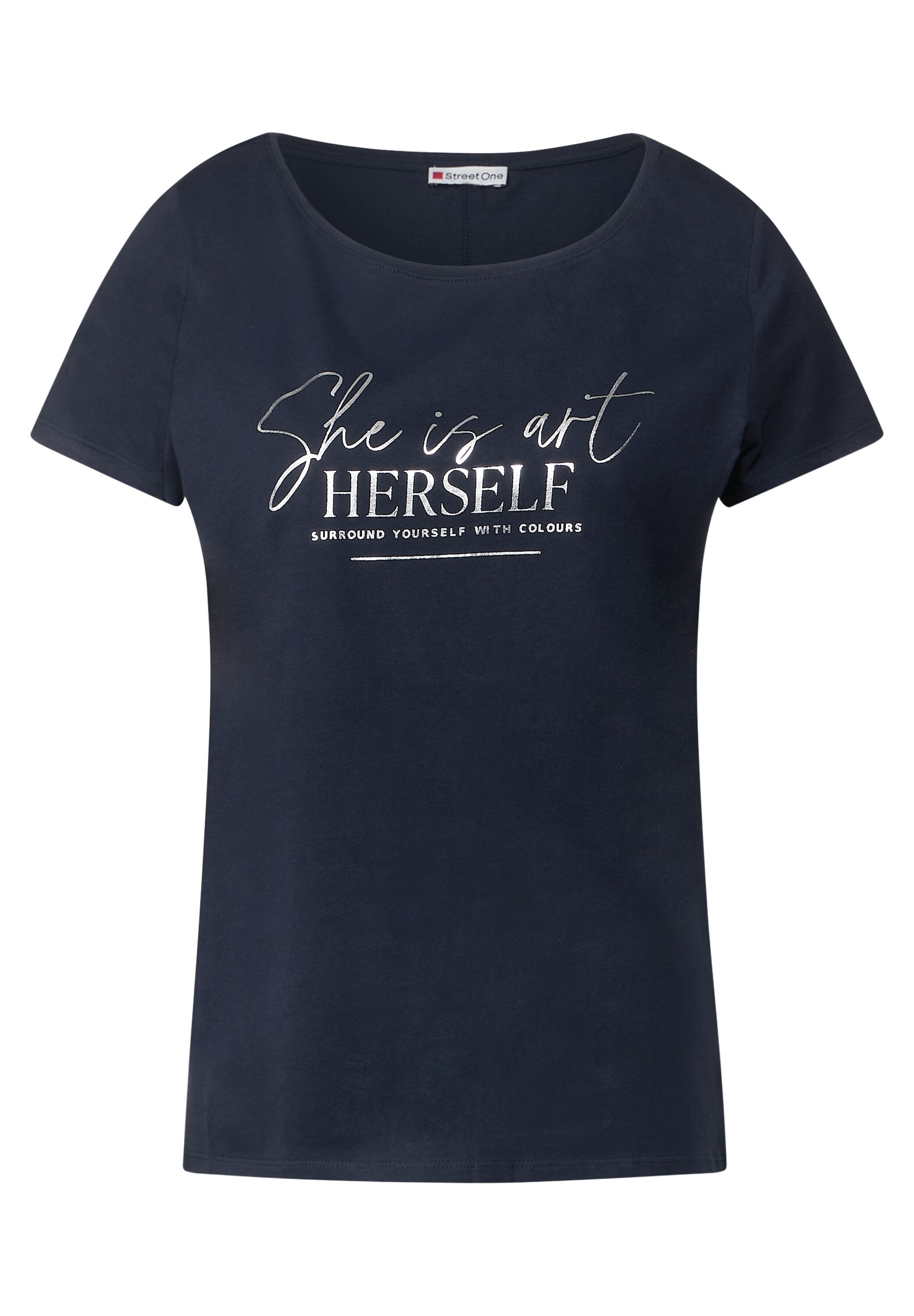 STREET ONE T-Shirt, in Unifarbe