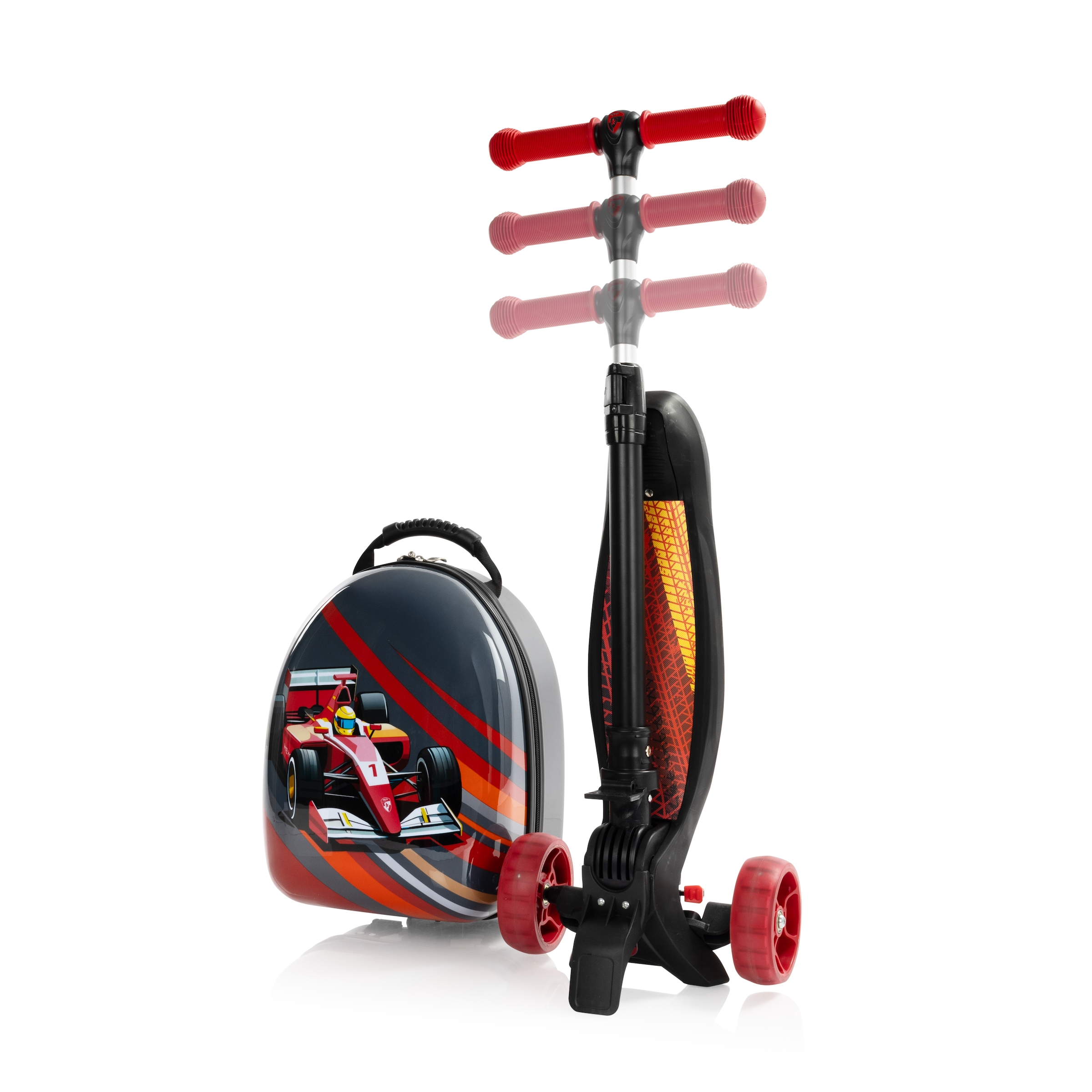 Heys Kinderkoffer »Heys Turbo Tots Scooter« Kindertrolley, Reisekoffer, Scooter mit robuster Ausstattung