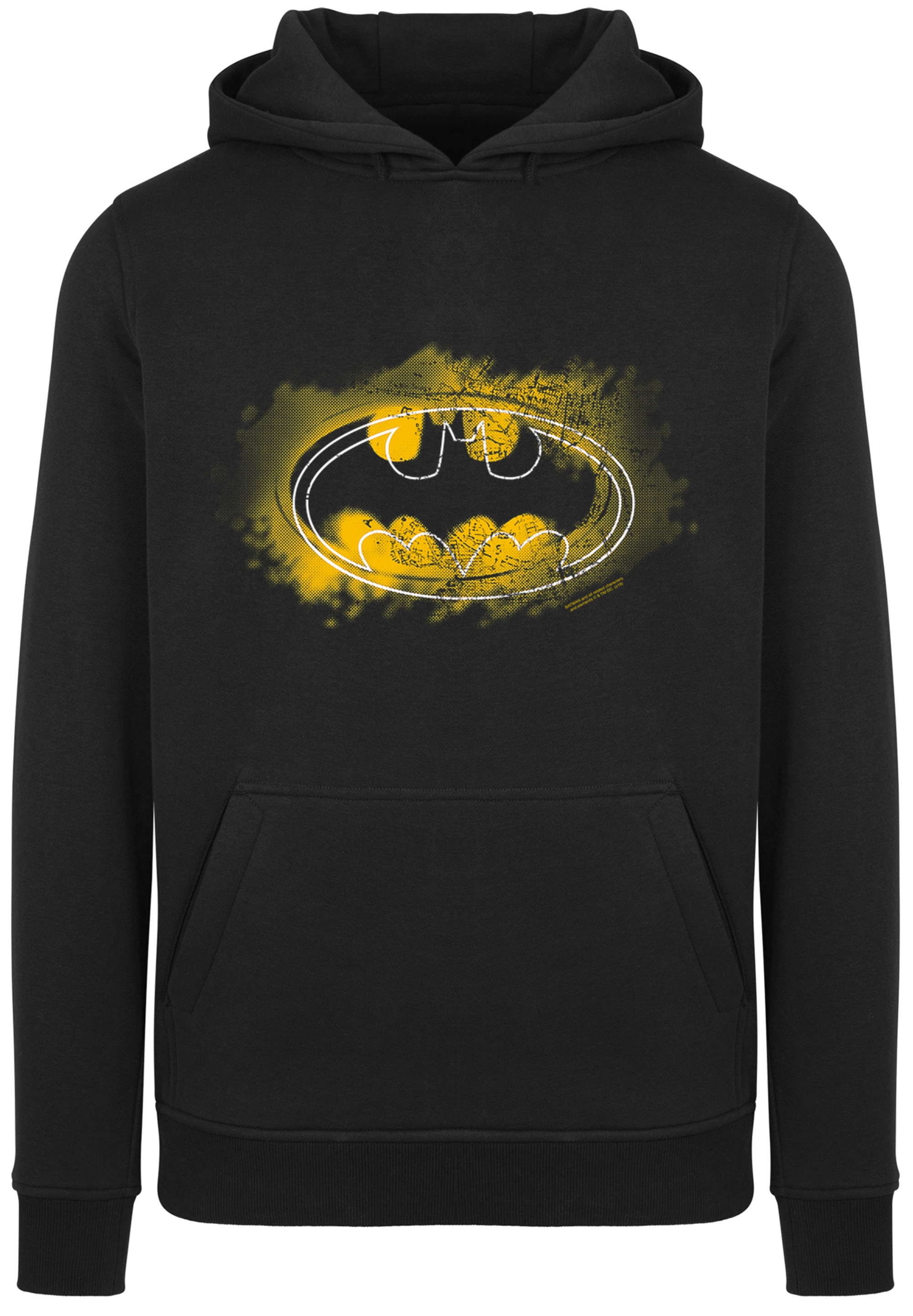 F4NT4STIC Sweatshirt »DC Comics Batman Spray Logo«, Herren,Premium Merch,Slim-Fit,Kapuzenpullover,Bedruckt