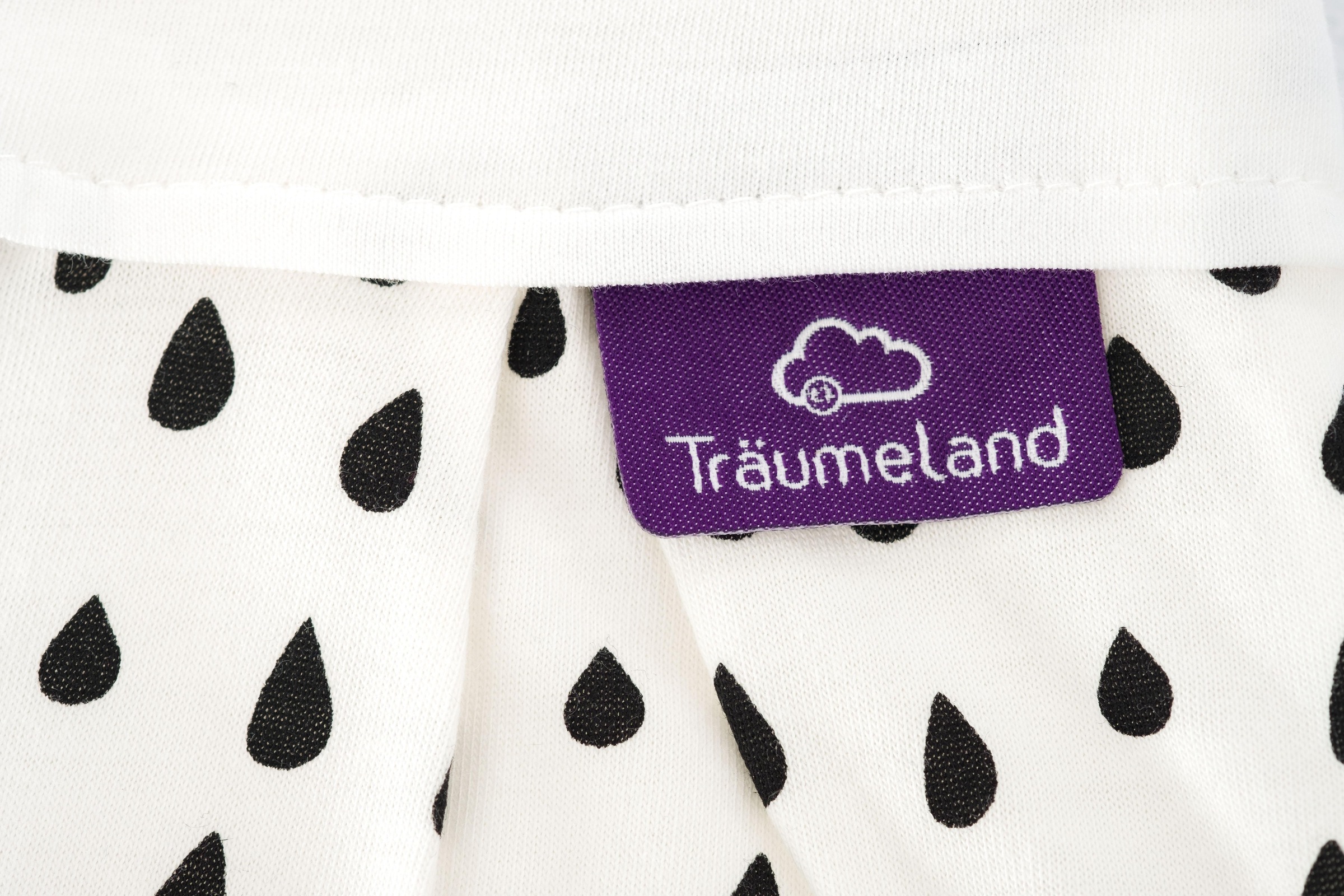 Träumeland Babyschlafsack »Set Tropfen schwarz«, (Packung, 3 tlg., 3er-Pack)