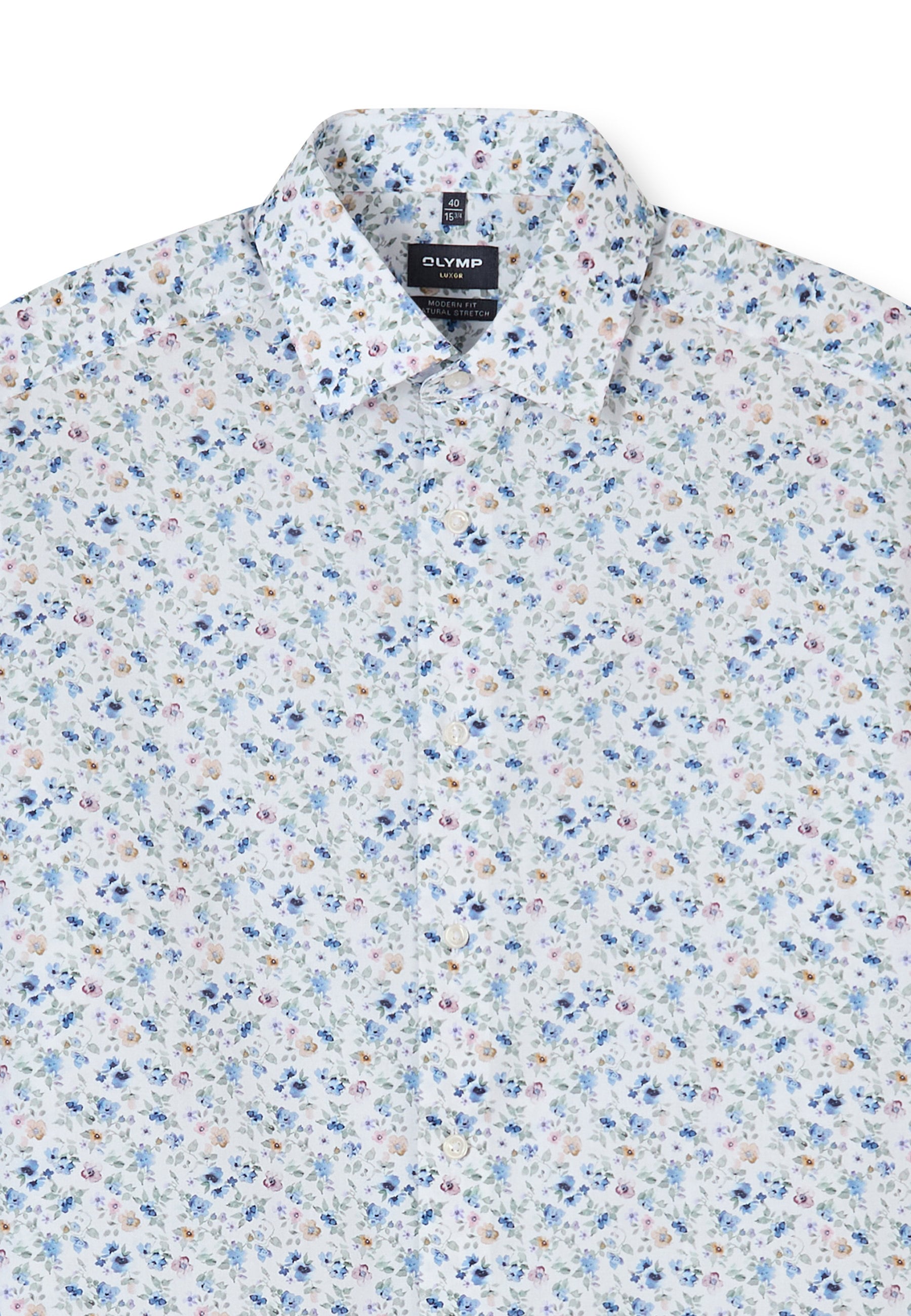 OLYMP Businesshemd »OLYMP Luxor, modern fit, Stehkragen«