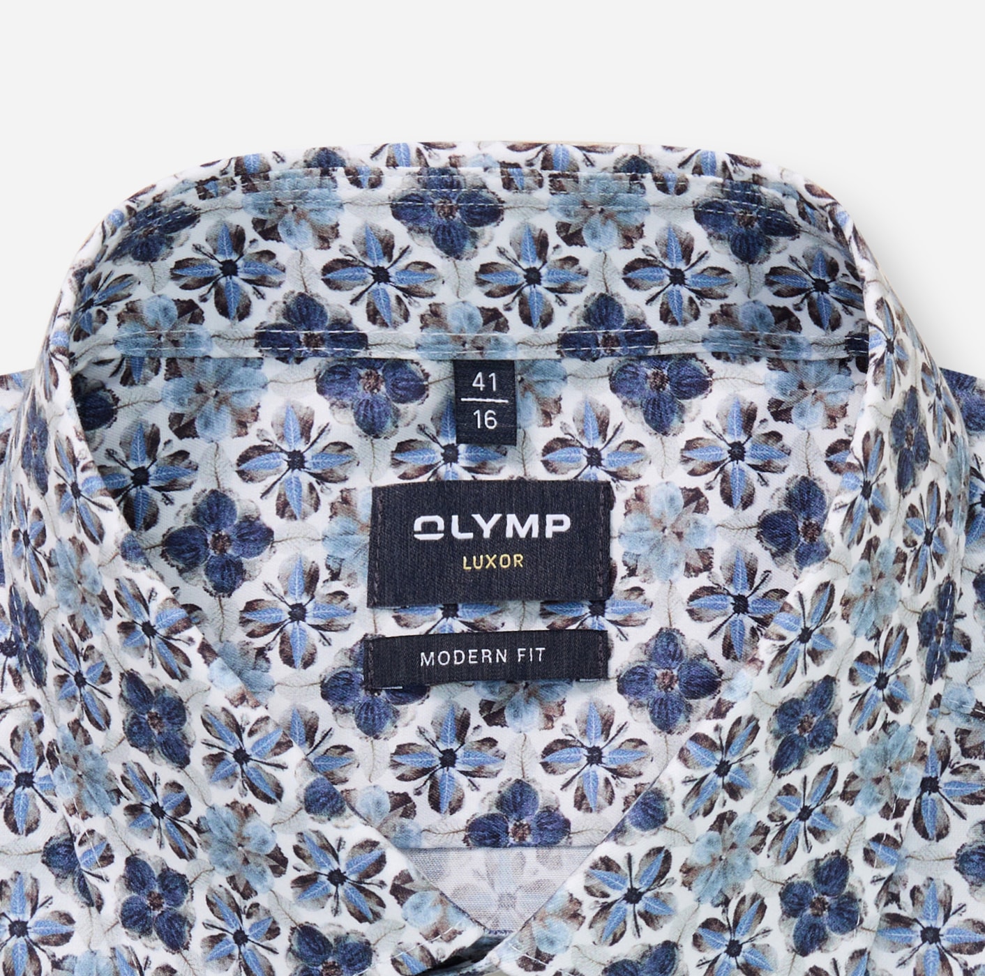 OLYMP Langarmhemd »Luxor« Businesshemd, modern fit, New-Kentkragen