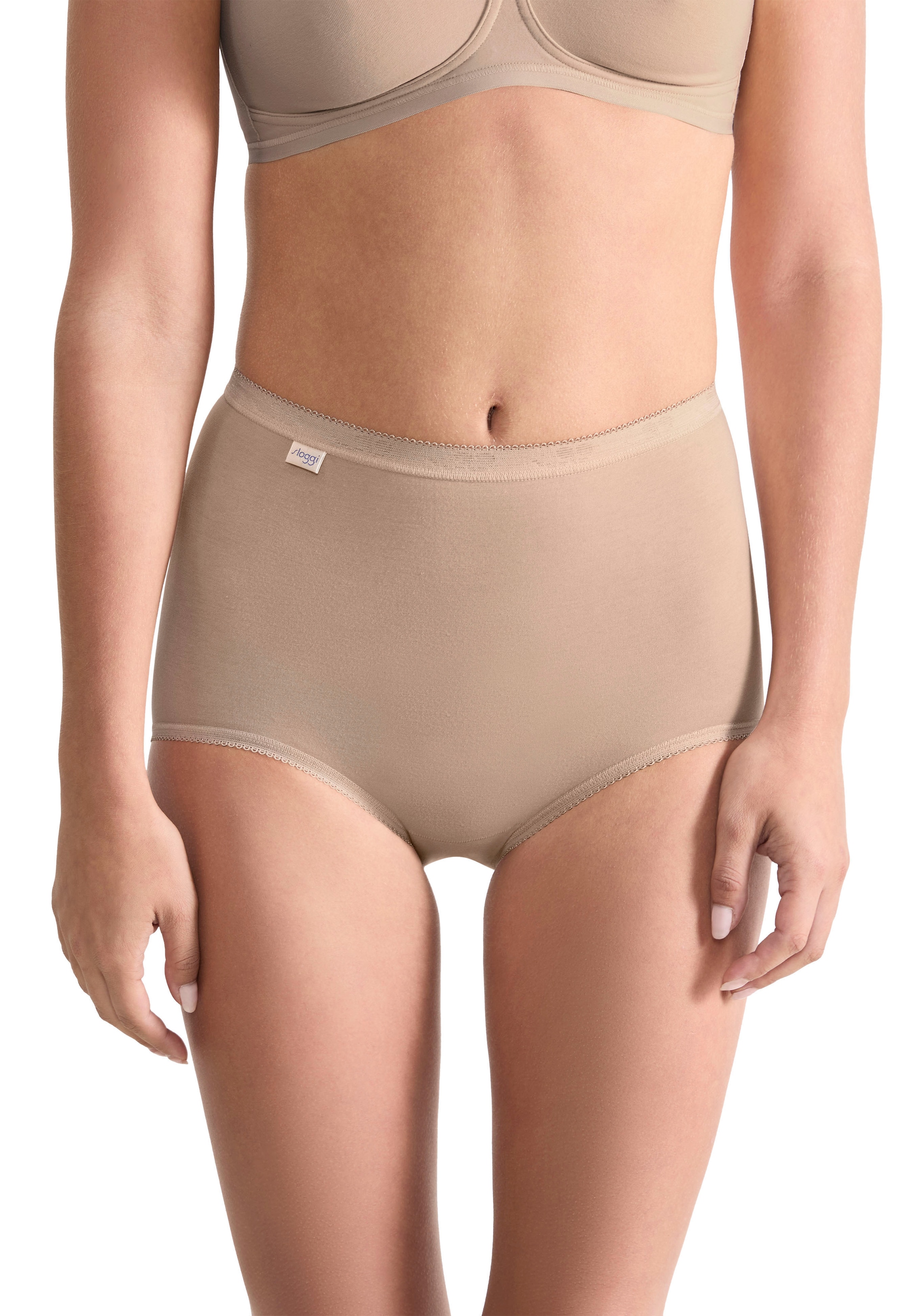 sloggi Maxislip »Basic+« 2er Pack,  perfekter Sitz, Baumwollmix, elastisch, weiche Nähte