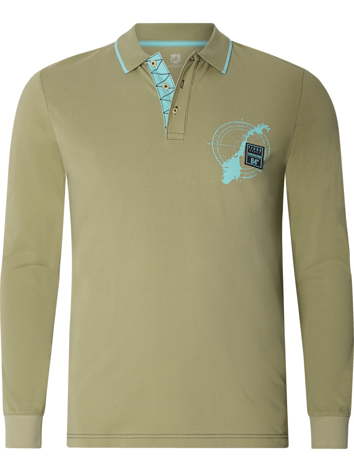 Jan Vanderstorm Langarm-Poloshirt »Langarm-Poloshirt FREDMAR«