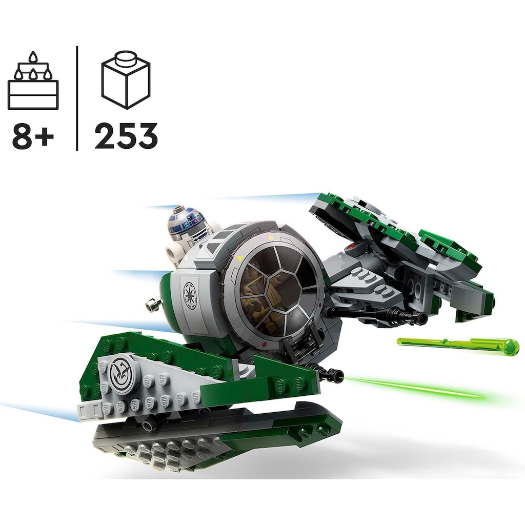 LEGO® Konstruktionsspielsteine »Yoda's Jedi Starfighter (75360), LEGO® Star Wars™«, (253 St.)