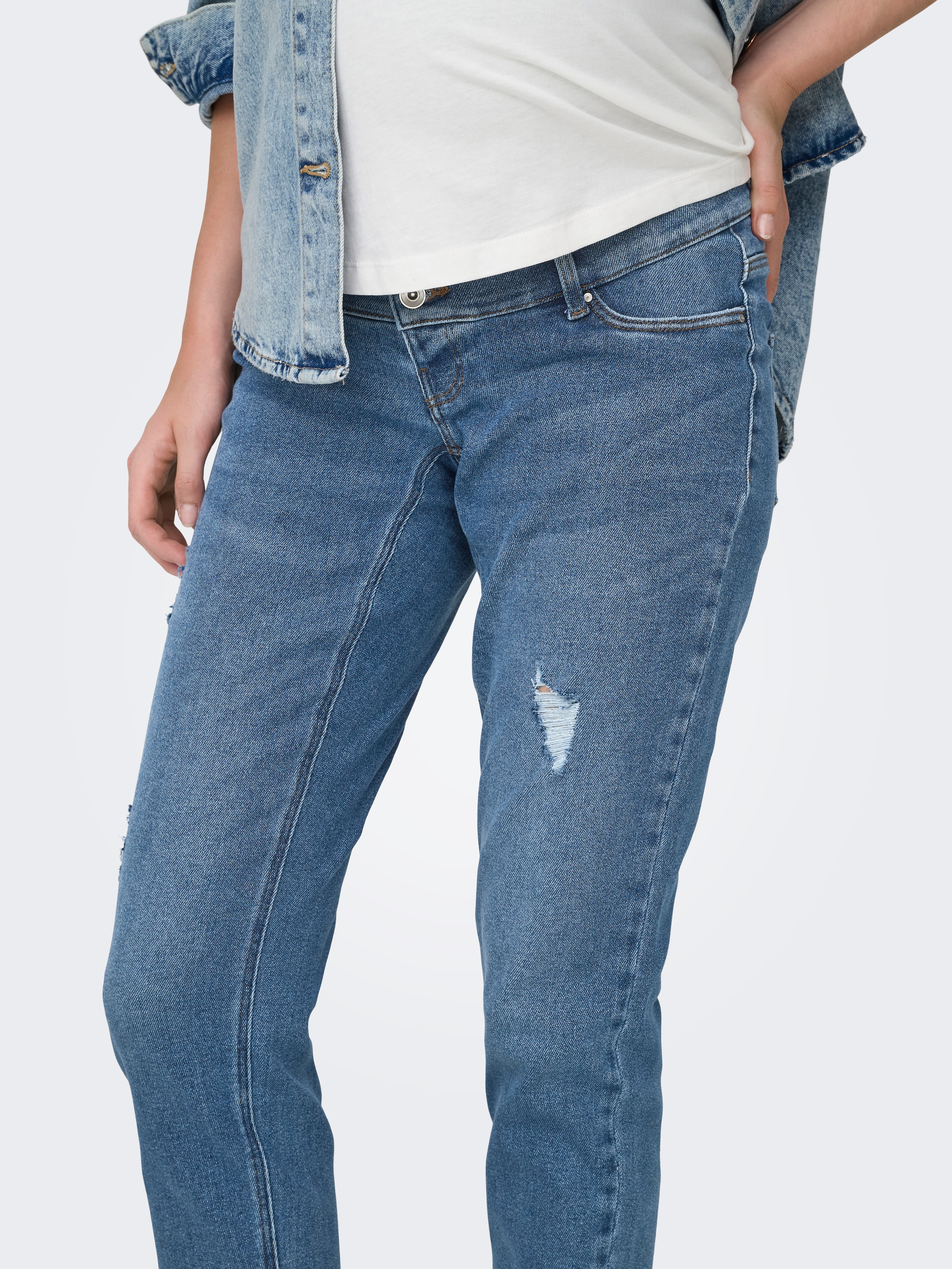 ONLY MATERNITY Umstandsjeans »OLMCATWALK HW MOM AK DES DNM PIM040 NOOS«