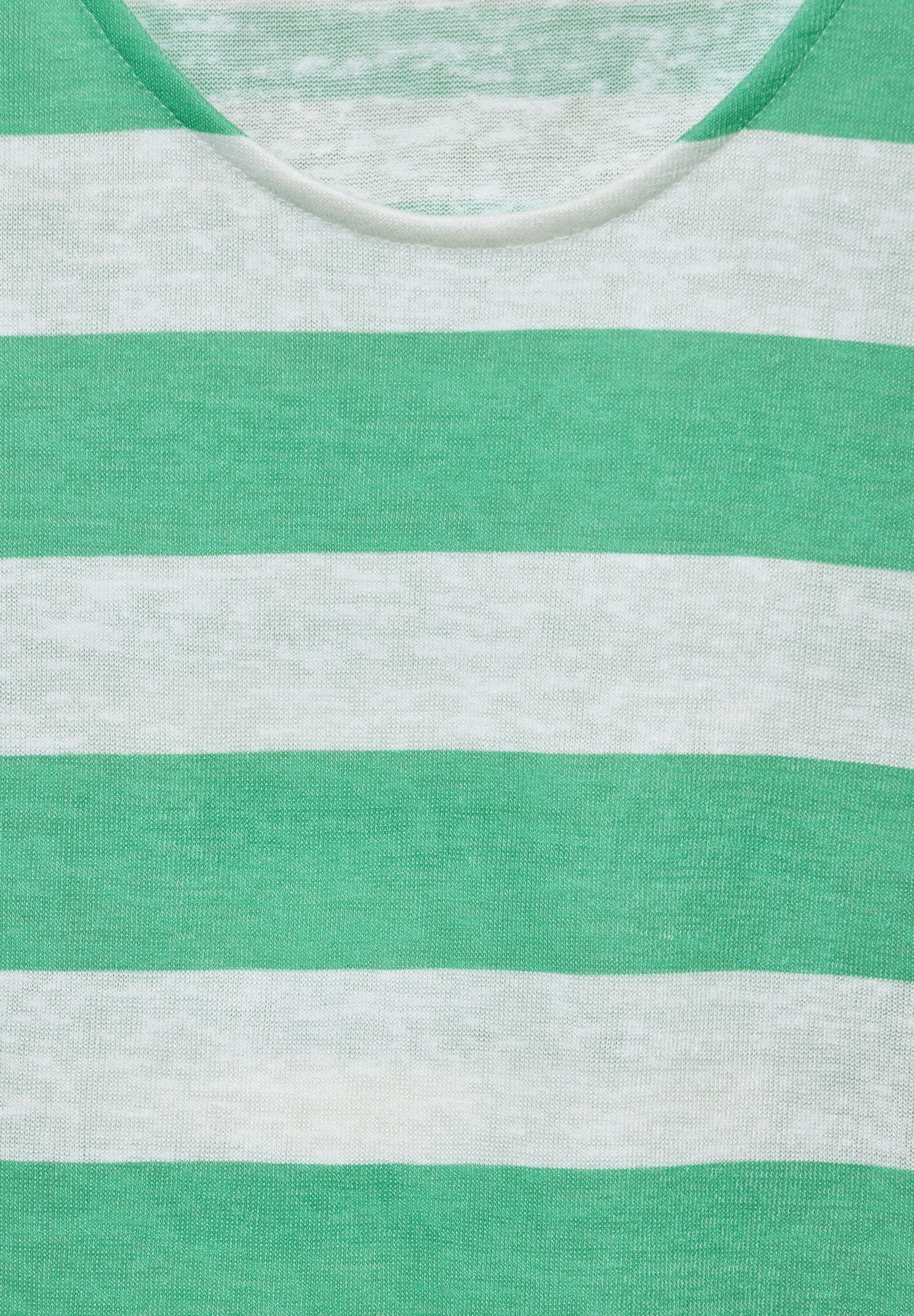 STREET ONE Rundhalsshirt, im Streifen-Design