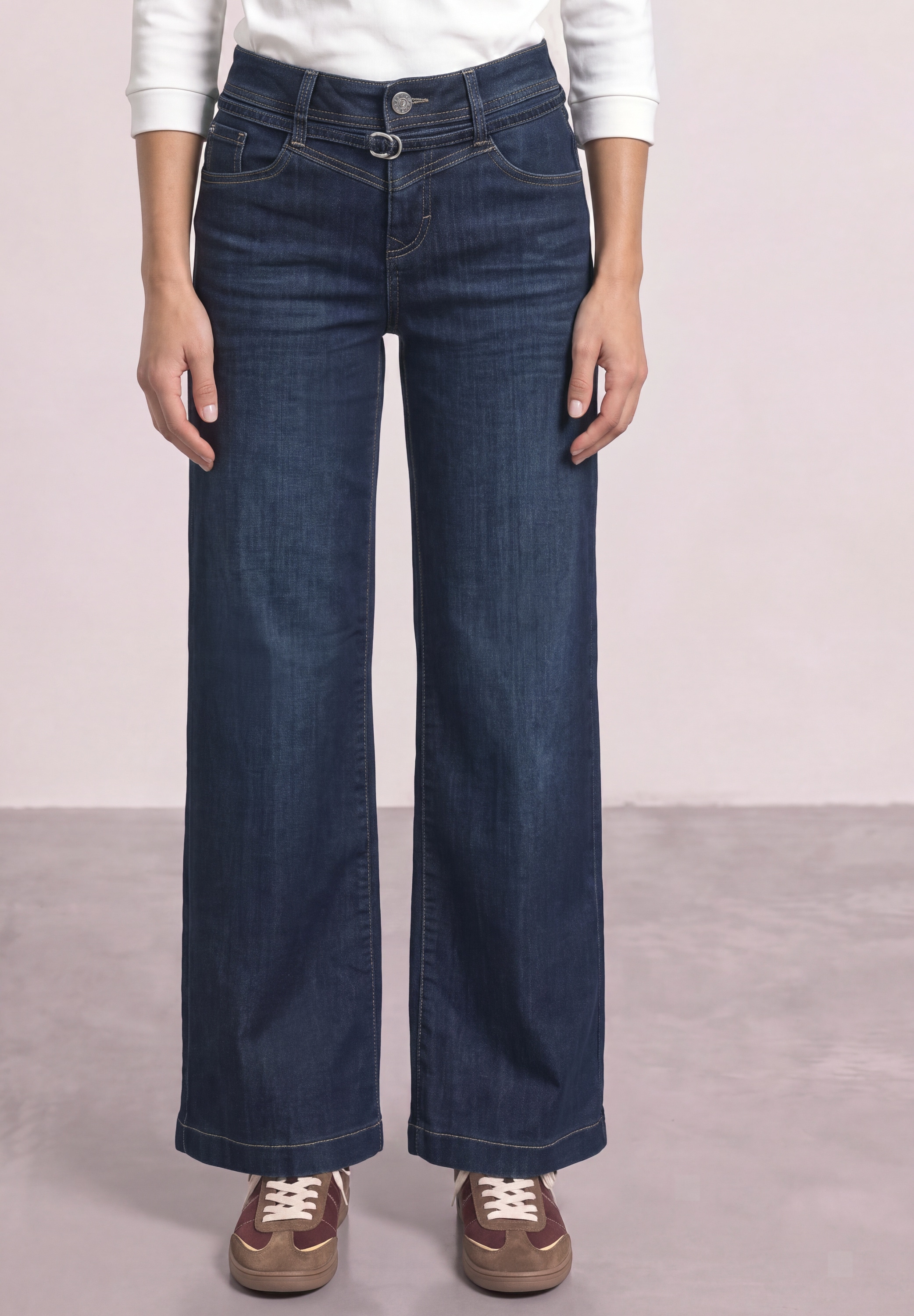 STREET ONE Loose-fit-Jeans Middle Waist