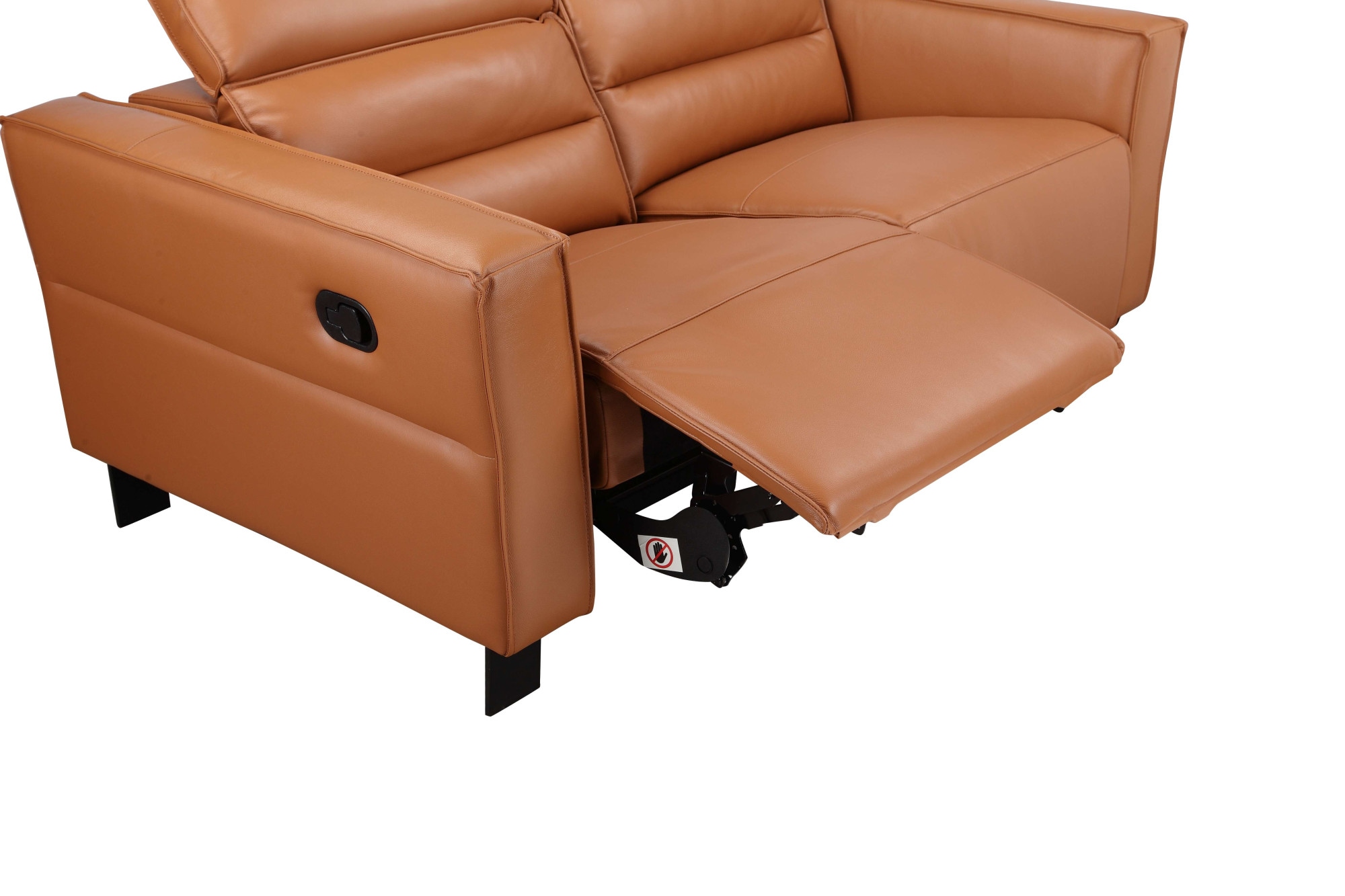 Places of Style 2-Sitzer »Carpari, 162 cm, mit manueller od. elektrischer Relaxfunktion«, (USB A/C), sowie Kopfteilverstellung