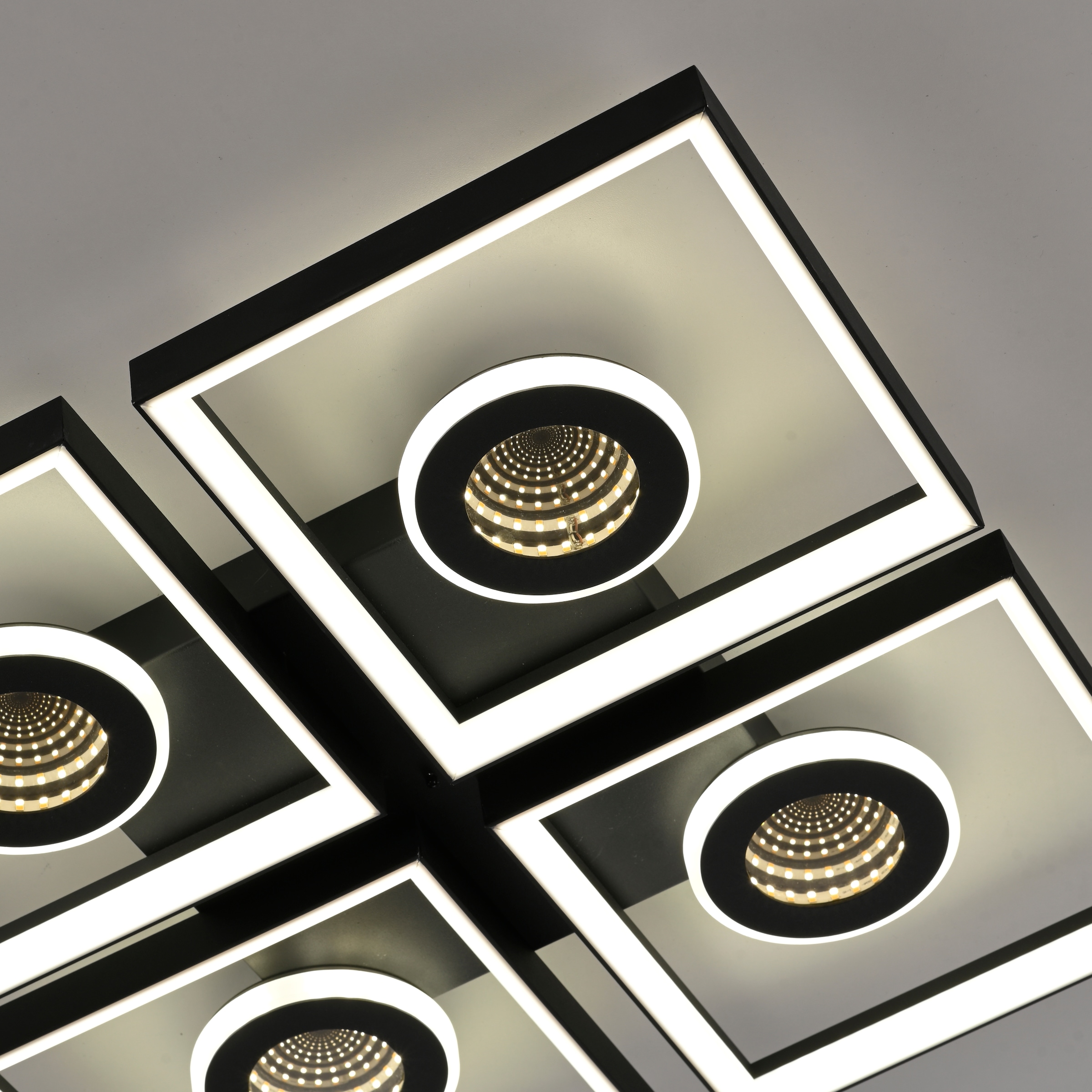 Paul Neuhaus Deckenleuchte »TRAFORO«, 1 flammig, Leuchtmittel LED-Board | LED fest integriert, CCT - über Fernbedienung, dimmbar über Fernbedienung, Memory