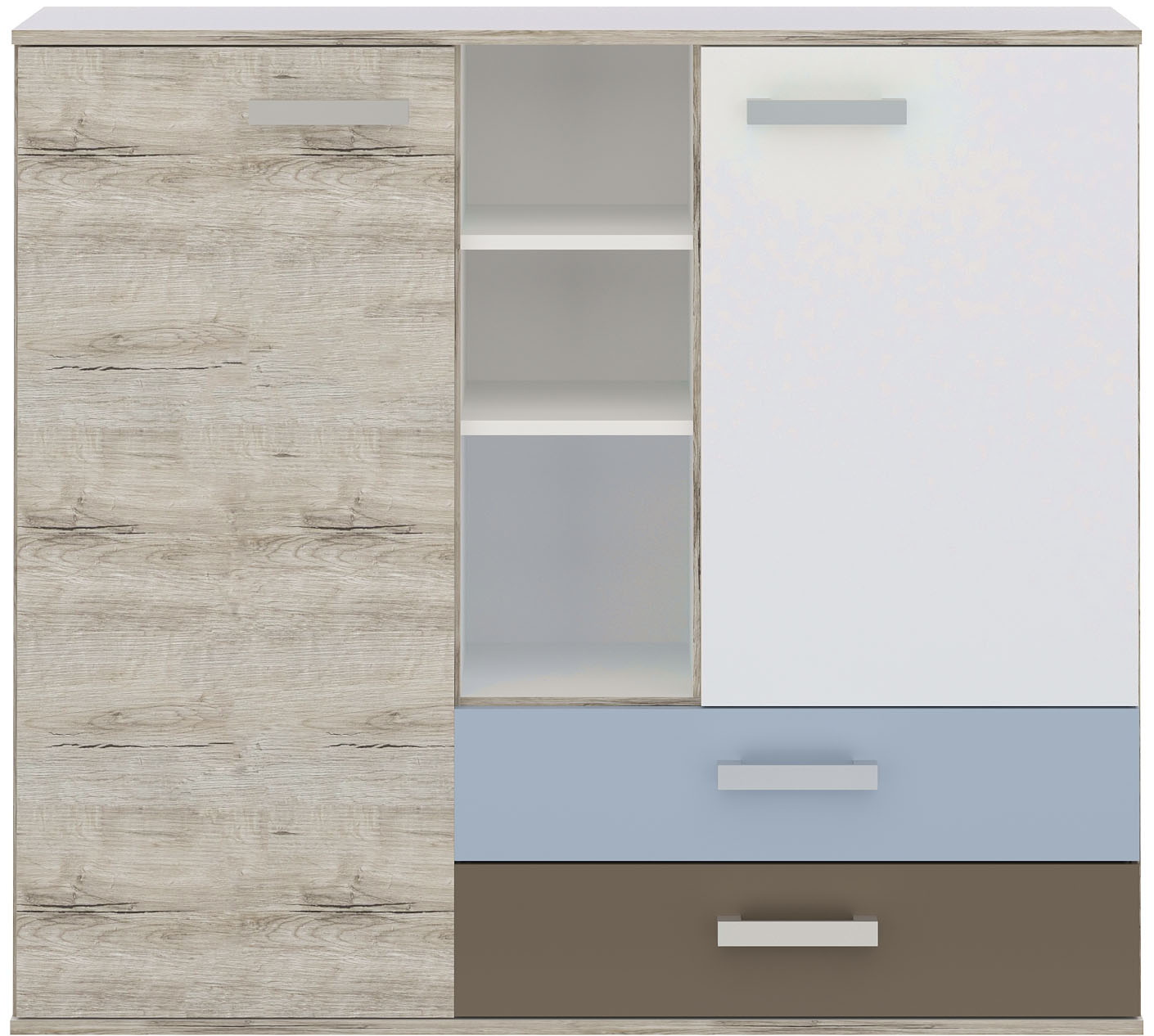 Thumbnail - FMD Kommode "Nona 4" Breite 117 cm