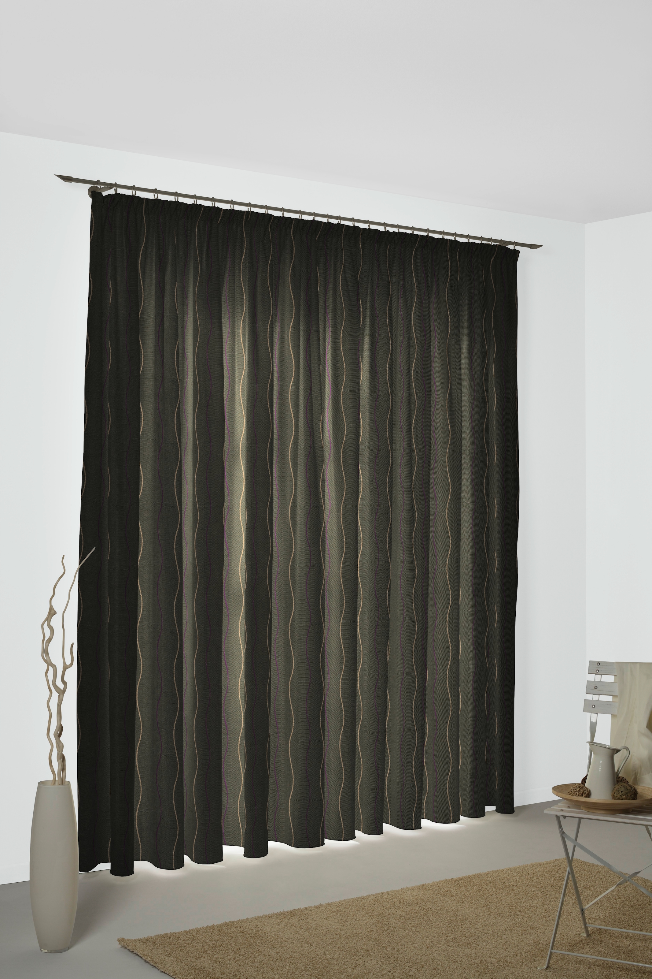 Wirth Vorhang "Sepino" Kräuselband 1 Stk. tlg. günstig online kaufen