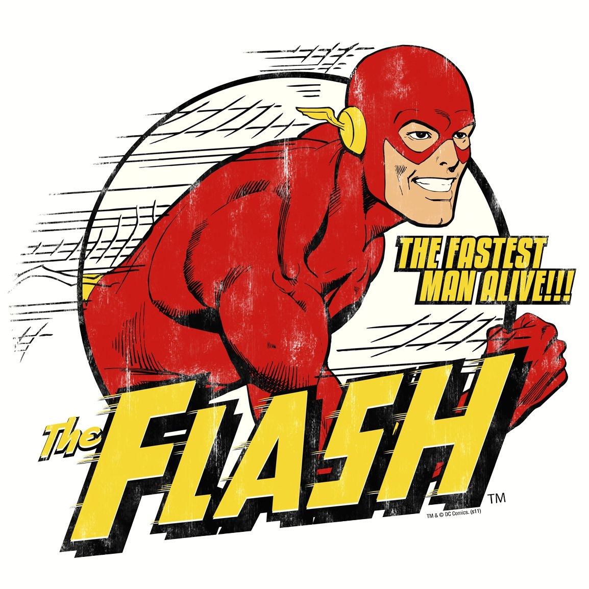 LOGOSHIRT T-Shirt »The Fastest Man Alive« mit tollem The Flash-Print