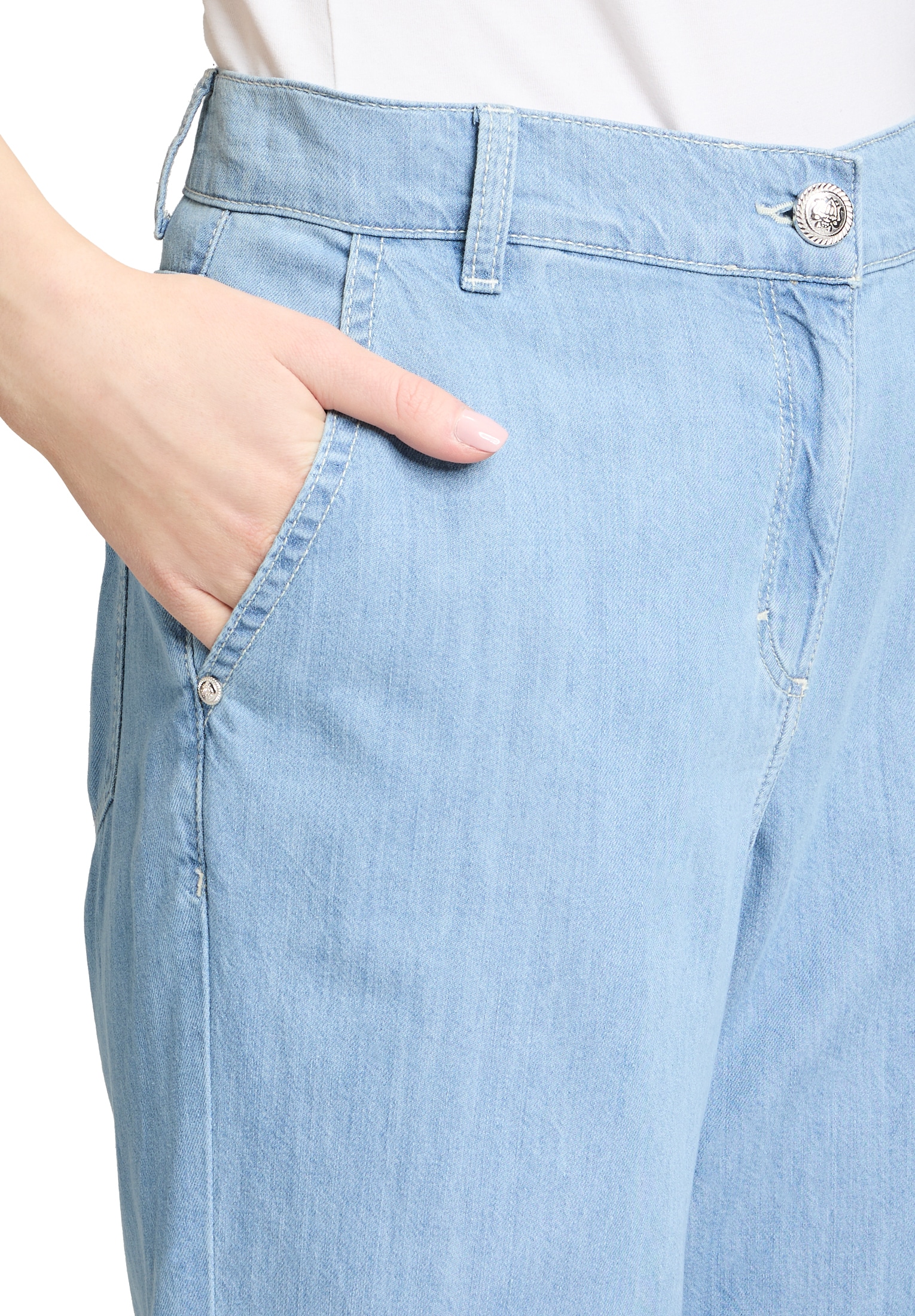 Betty Barclay Slim-fit-Jeans »Damen mit offenem Saum«