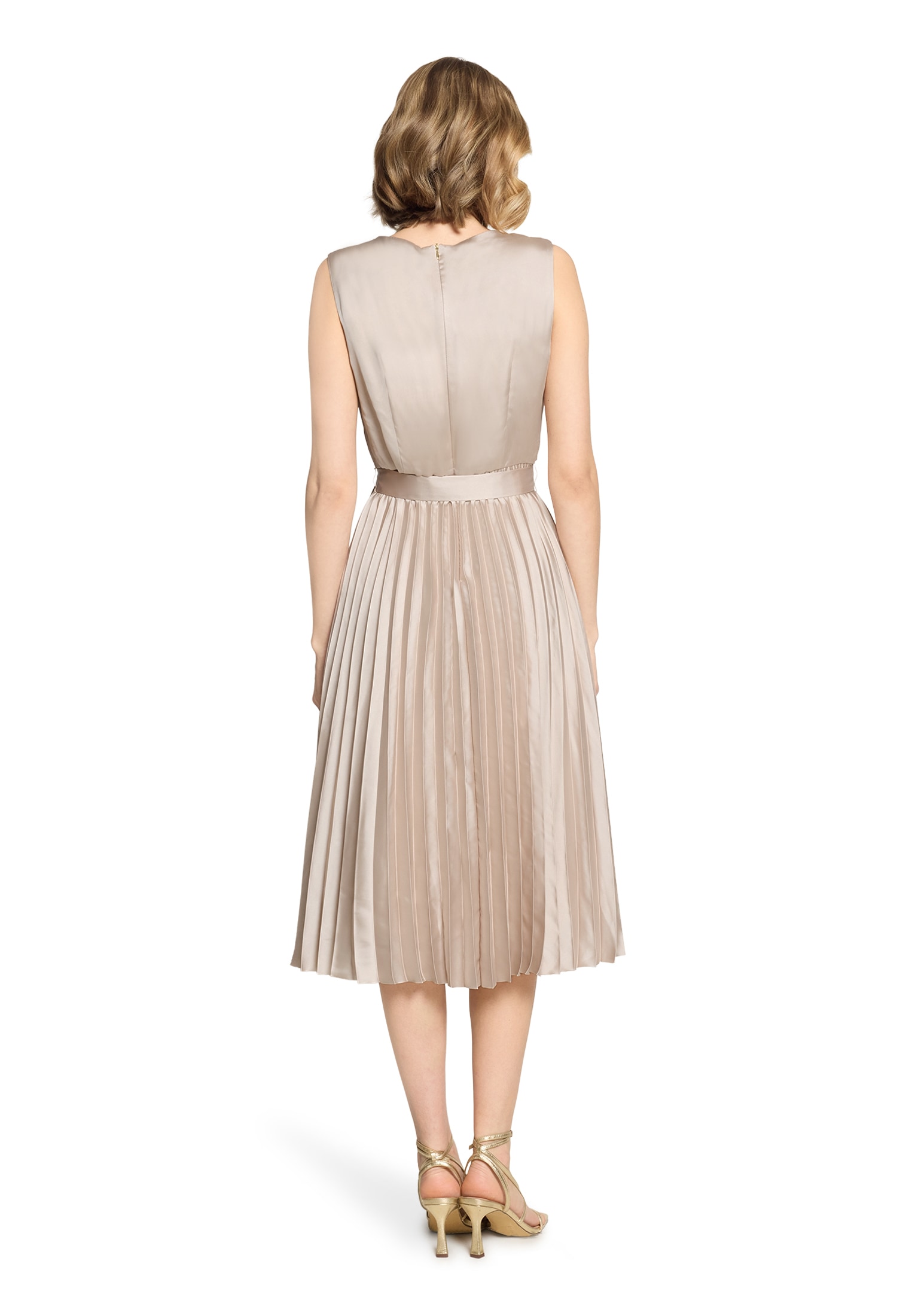 Betty&Co Midikleid »Damen mit Plissee« Ohne Tasche Plissee