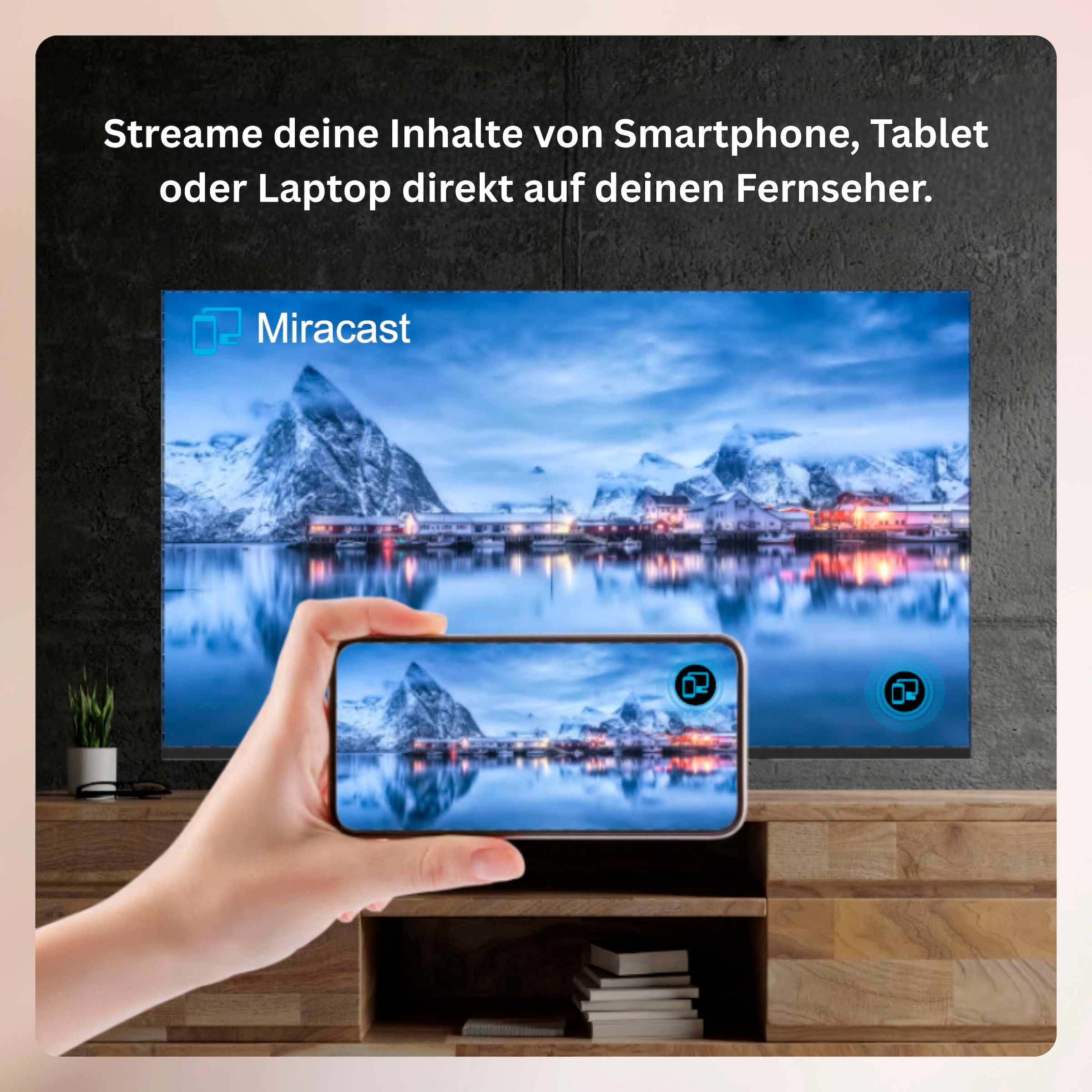 Smart Tech QLED-Fernseher »55QV02K« 139 cm/55 ″ Smart-TV