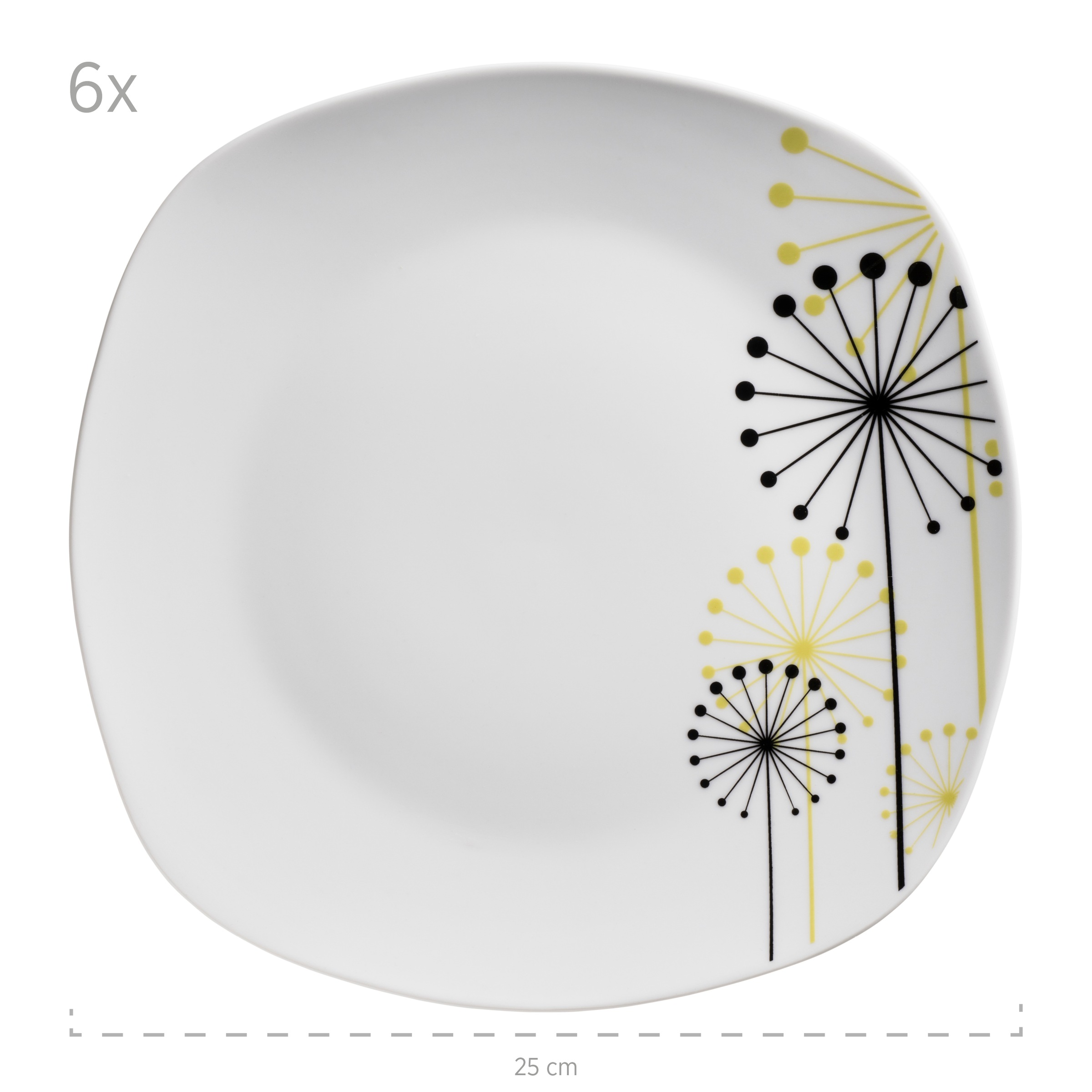 MÄSER Teller-Set »VANESA, Tellerset, Porzellan«