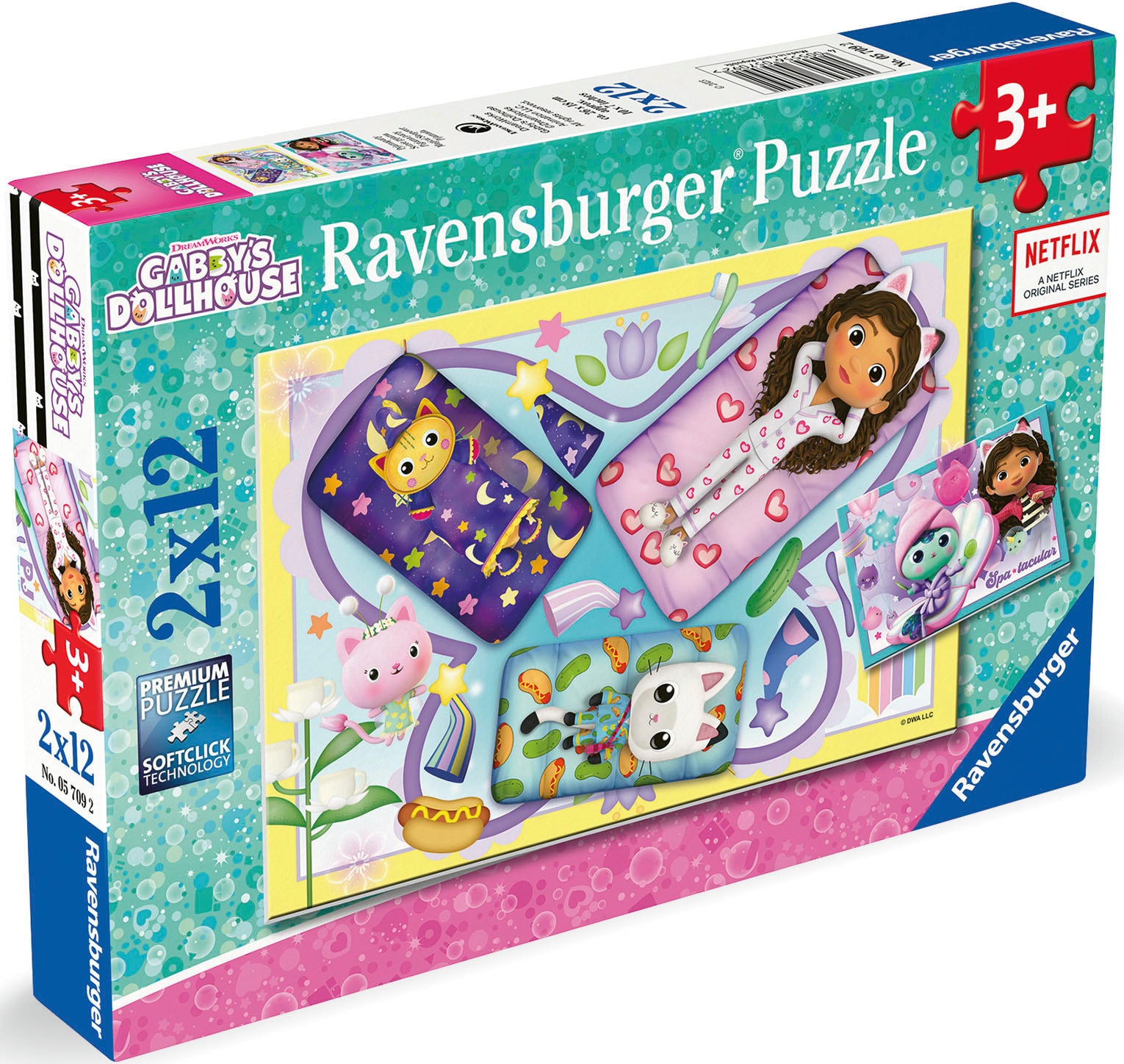 Ravensburger Puzzle »Gabby's Dollhouse, 2x12«, Made in Europe