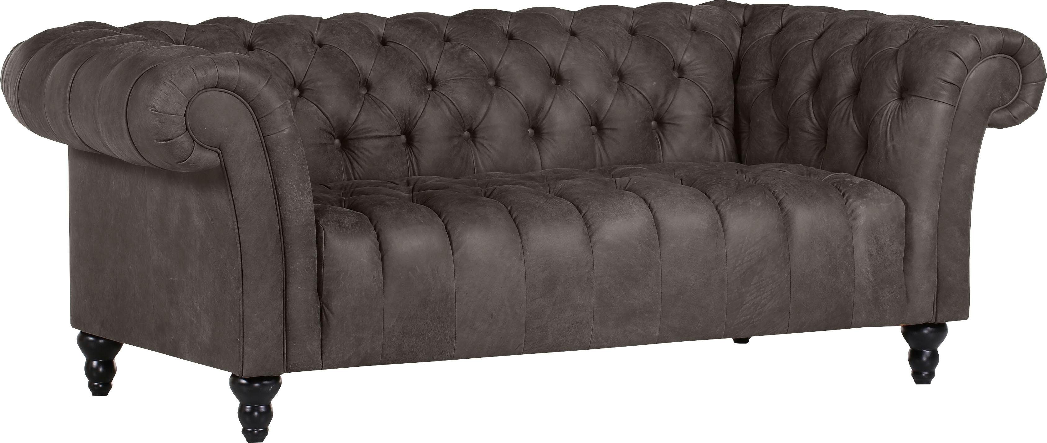 Gutmann Factory 3-Sitzer "Amazonas, Sofa mit Anilinleder-Bezug, Breite 230 cm" Sitzpolsterung: formstabiler Polyätherschaum auf Wellenunterfederung