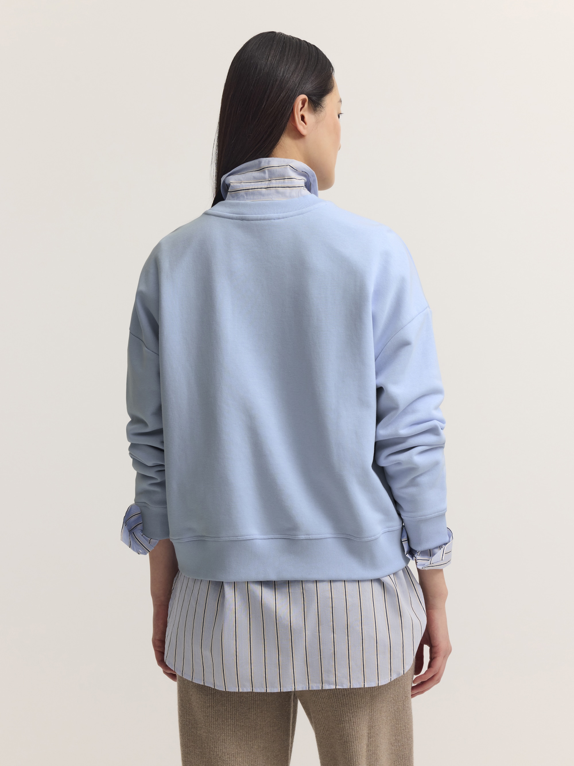 bugatti Sweatshirt »Modern Fit«, Modern Fit Baumwollmix Rundhals
