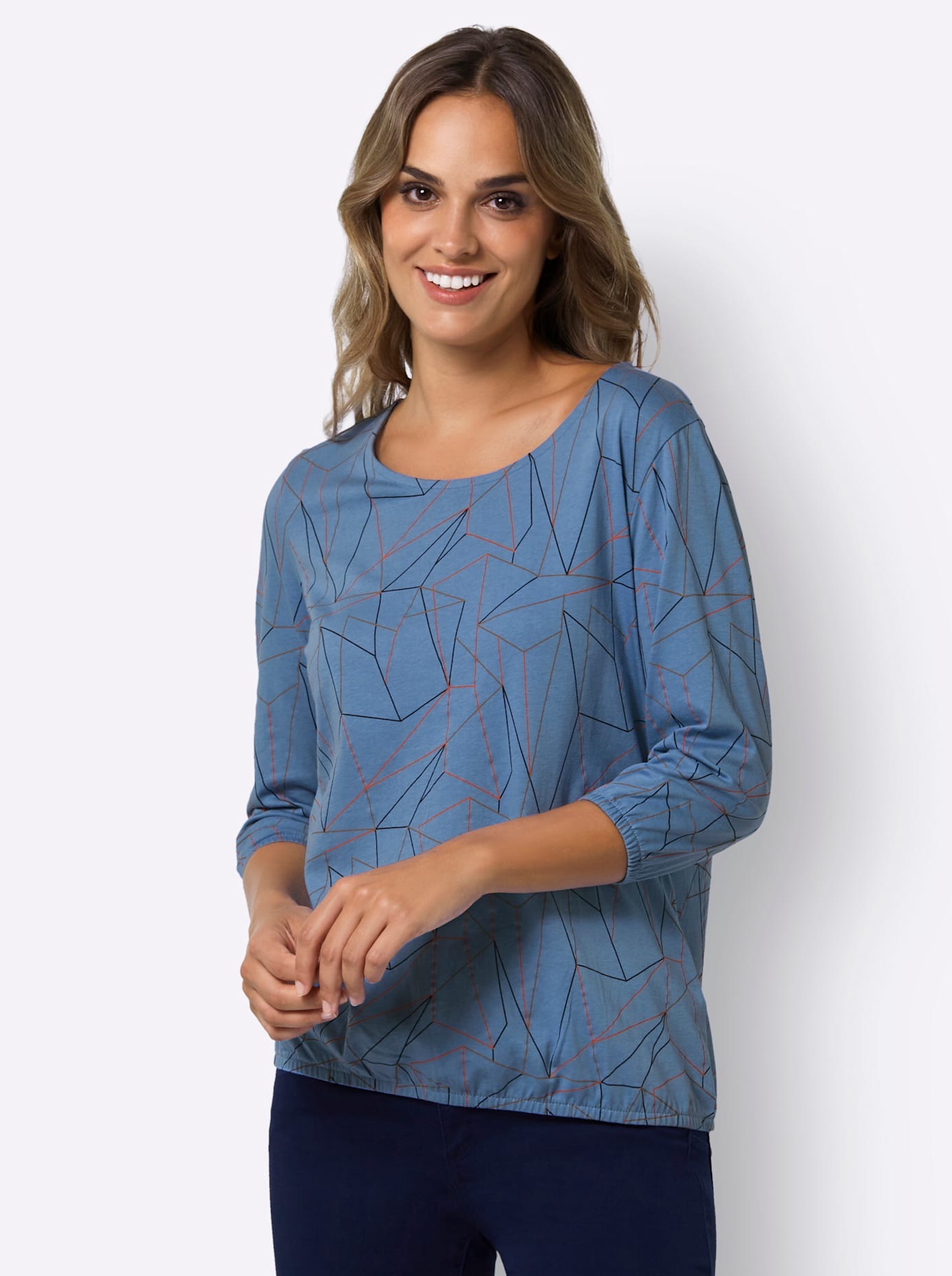 Classic Basics 3/4-Arm-Shirt "Shirt" 1 Stk. tlg. günstig online kaufen