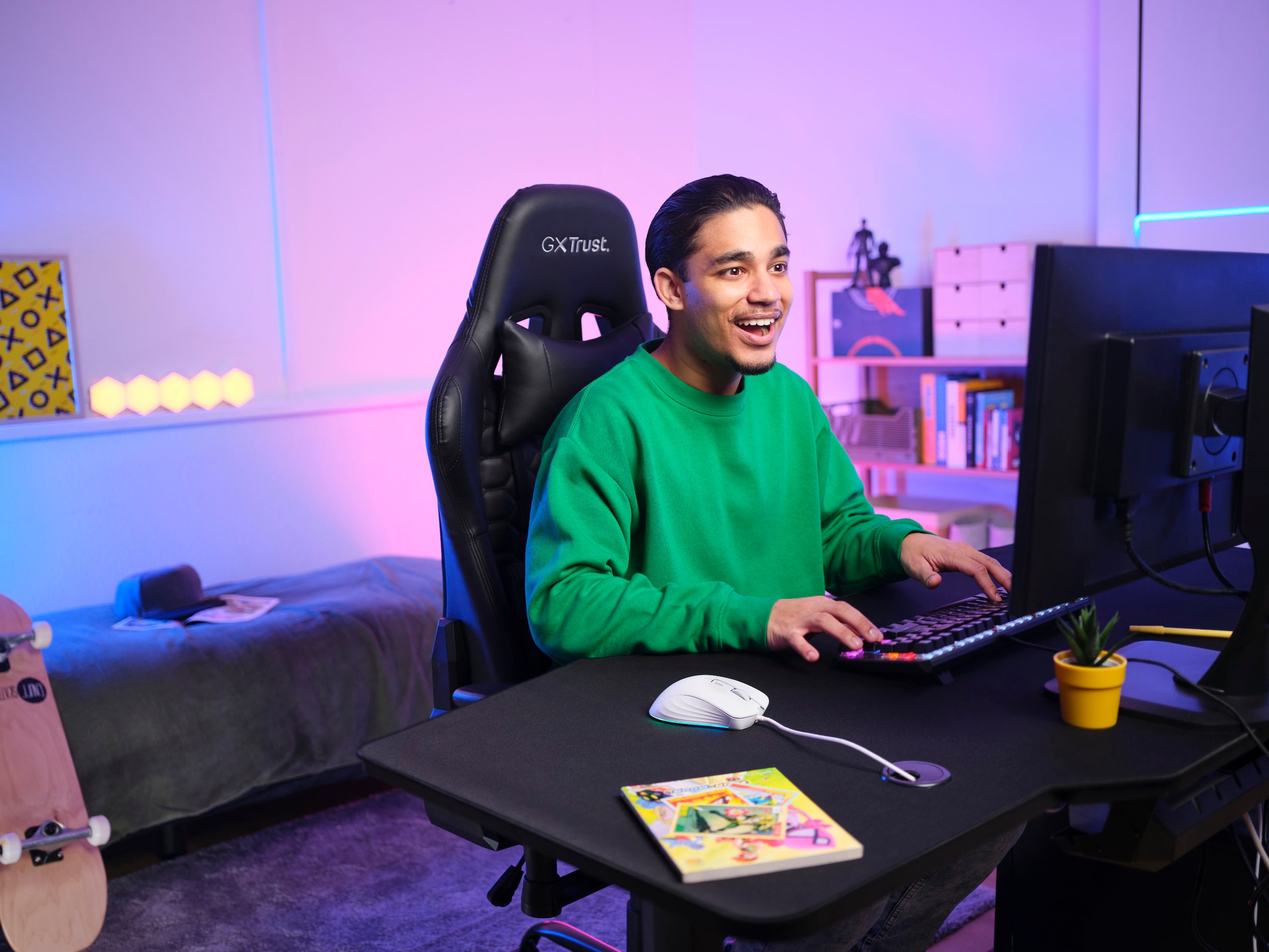 Trust Gaming-Maus »GXT924W Ybar+«, kabelgebunden