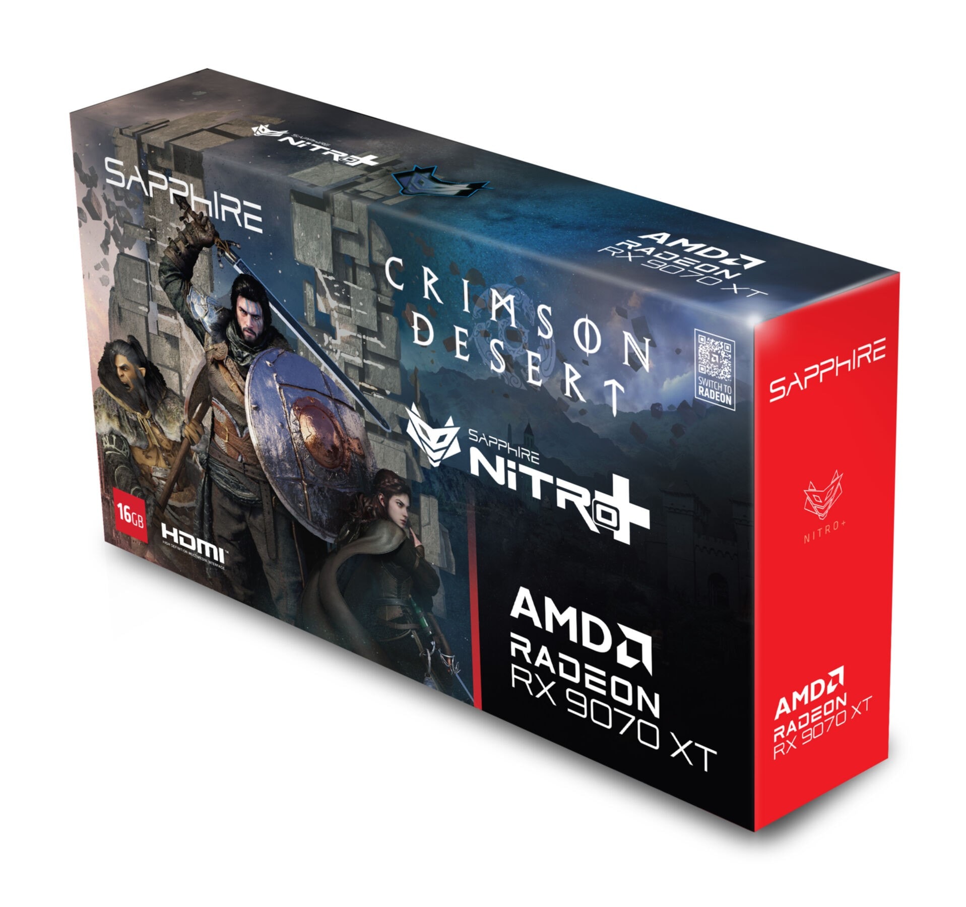 Sapphire Grafikkarte »NITRO+ AMD Radeon RX 9070 XT OC Crimson Desert Edition«