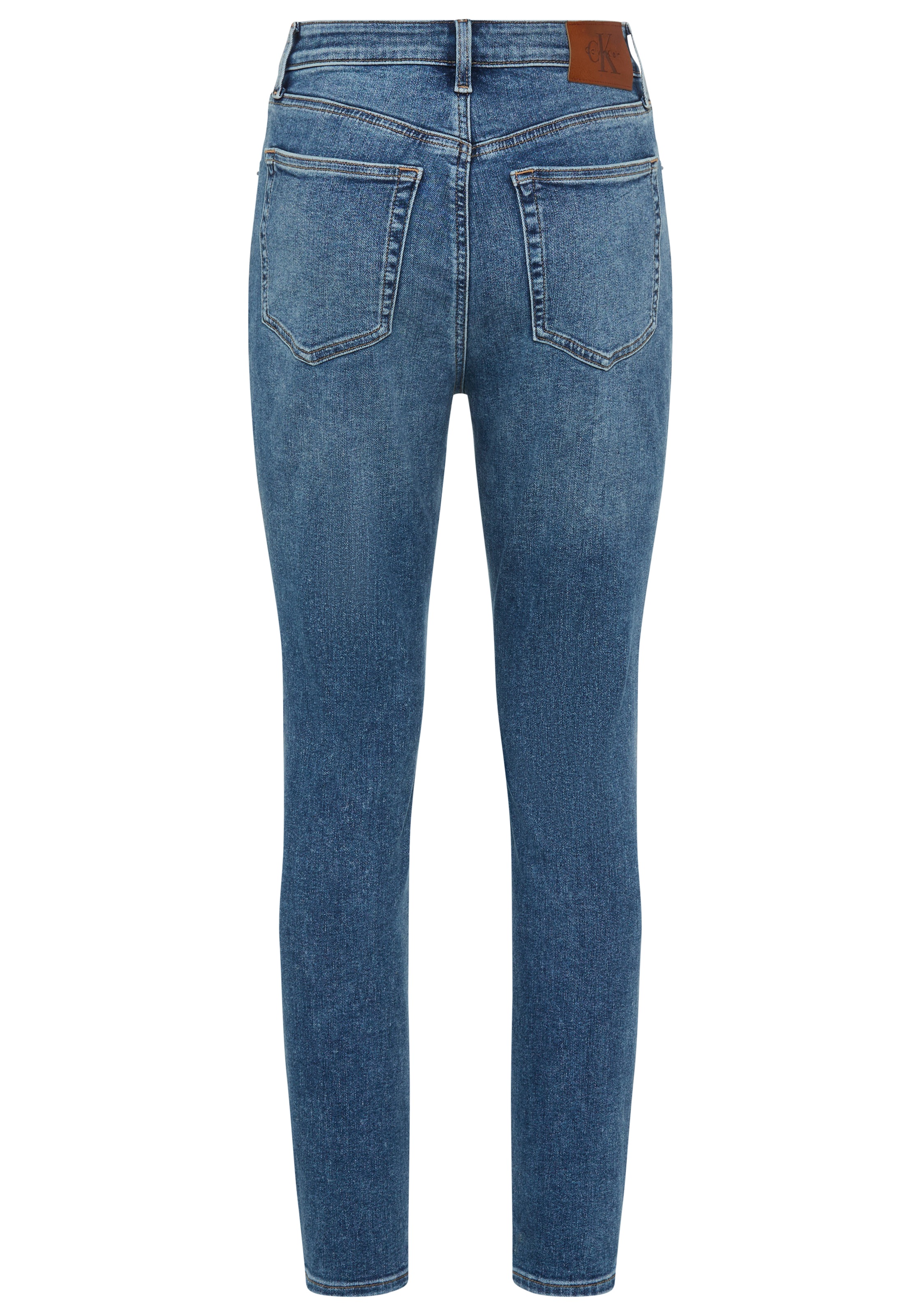 Calvin Klein Jeans High-waist-Jeans, skinny fit, used washed