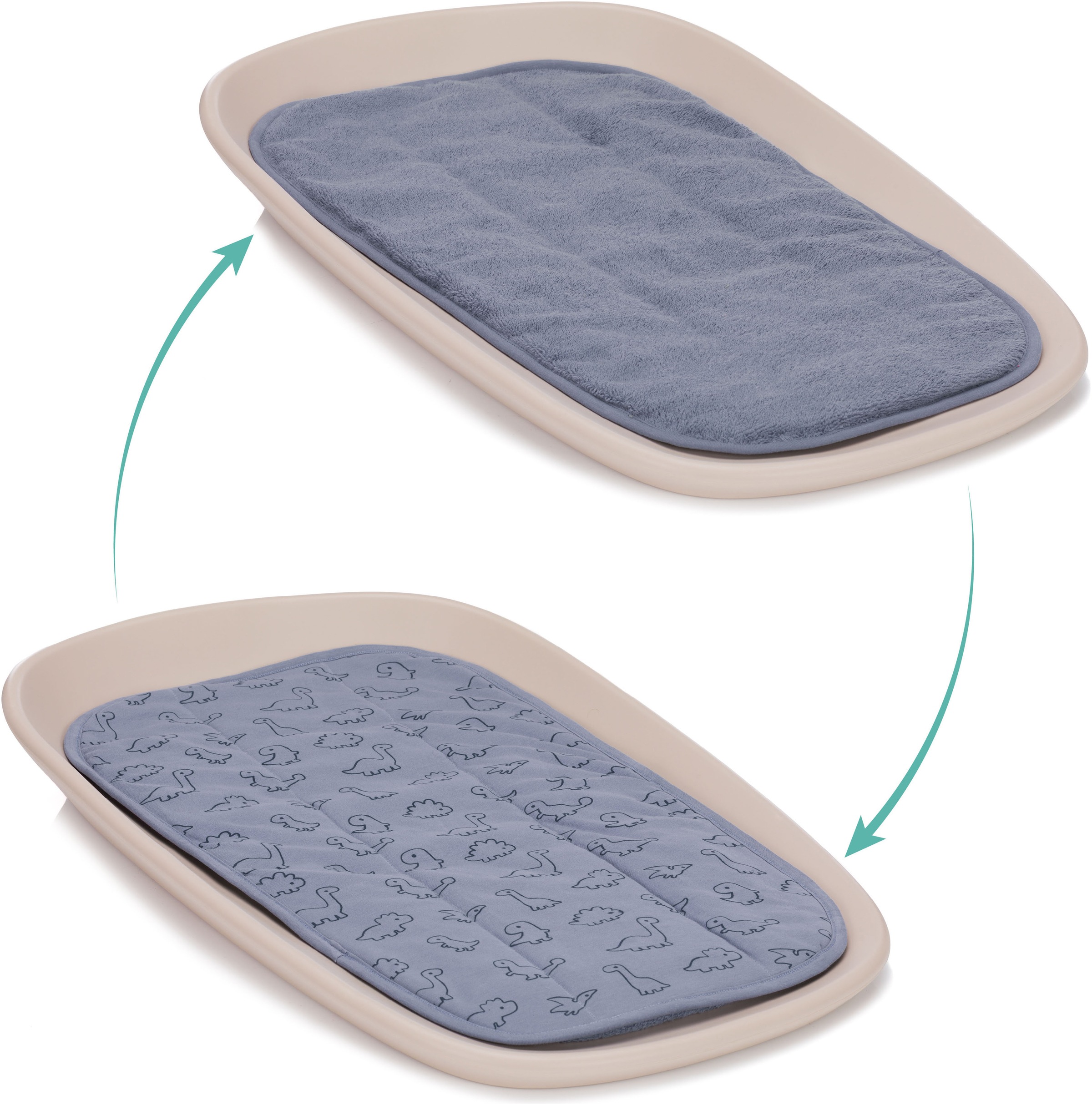 Fillikid Wickelauflage für Wickelmulde Soft Care