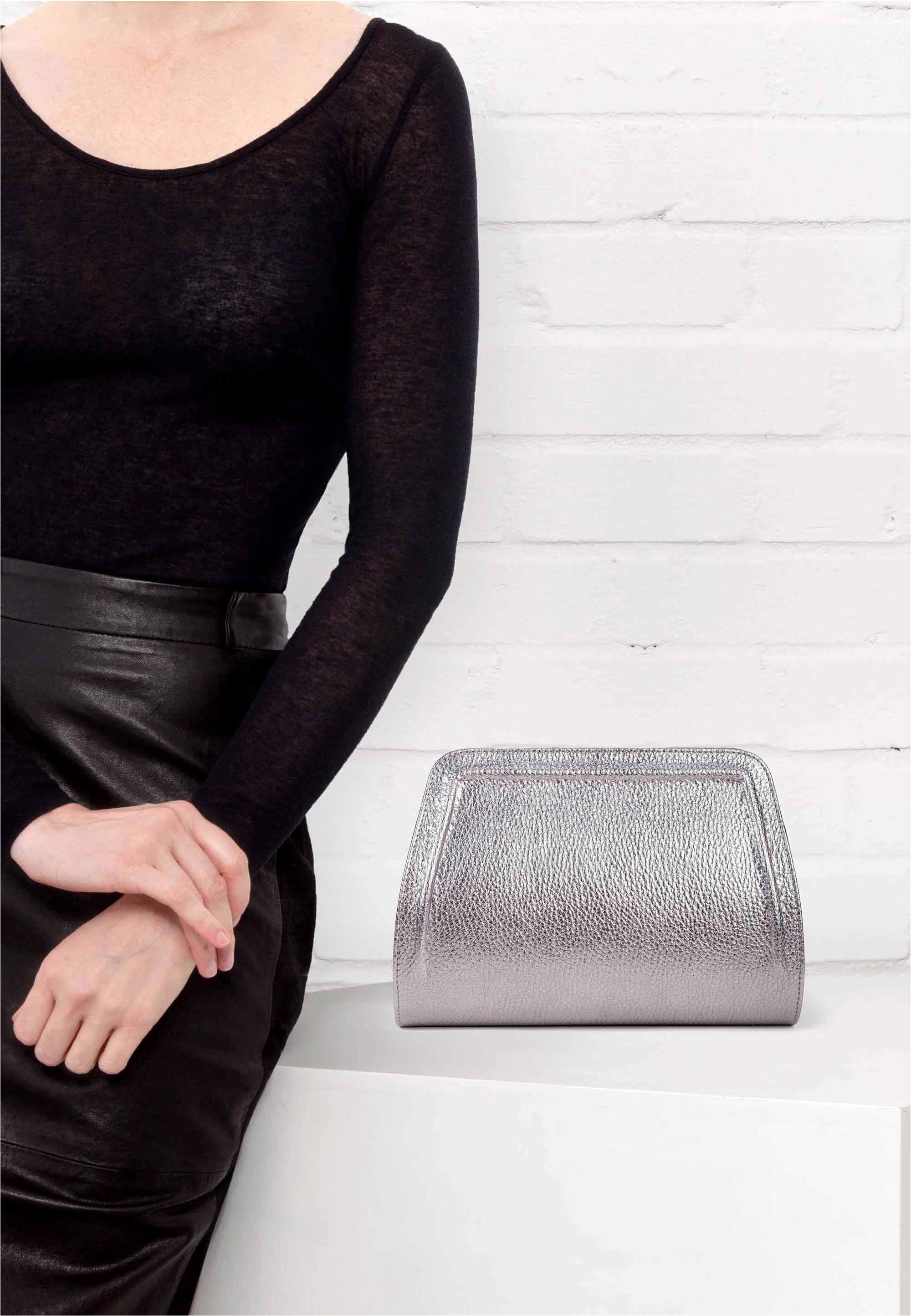 GRETCHEN Schultertasche »Lyra Clutch Two«, aus italienischem Kalbsleder