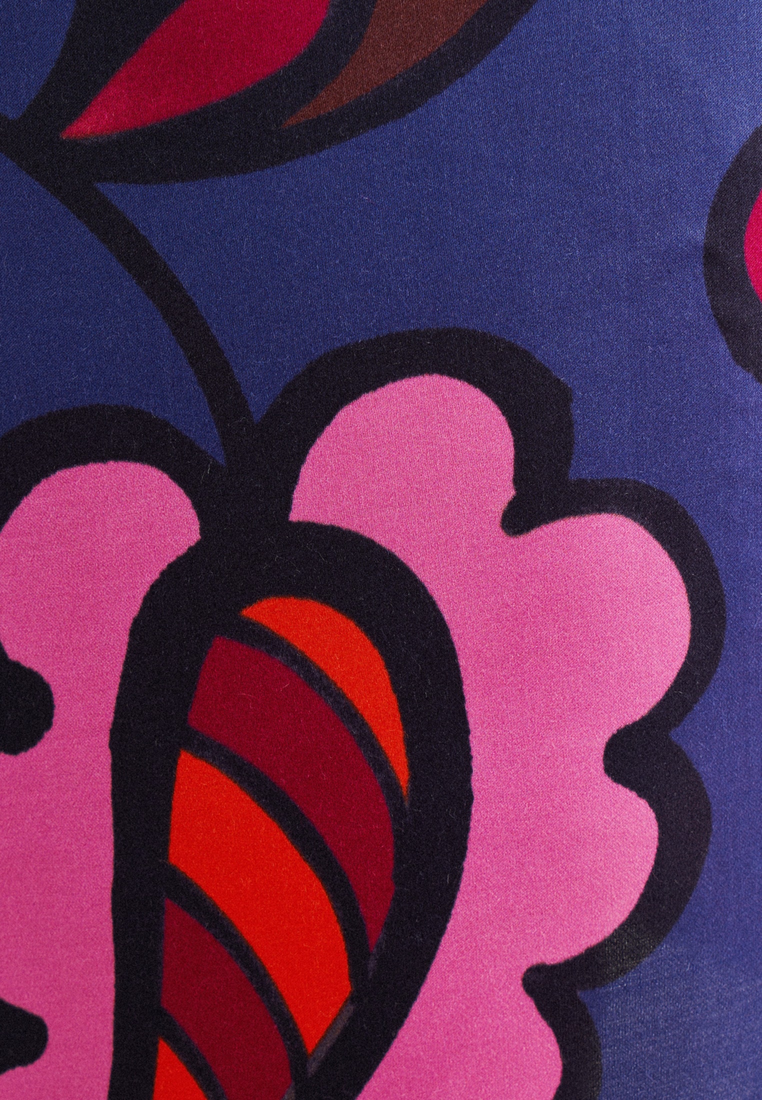 seidensticker Sommerkleid, Langarm Kragen Druck