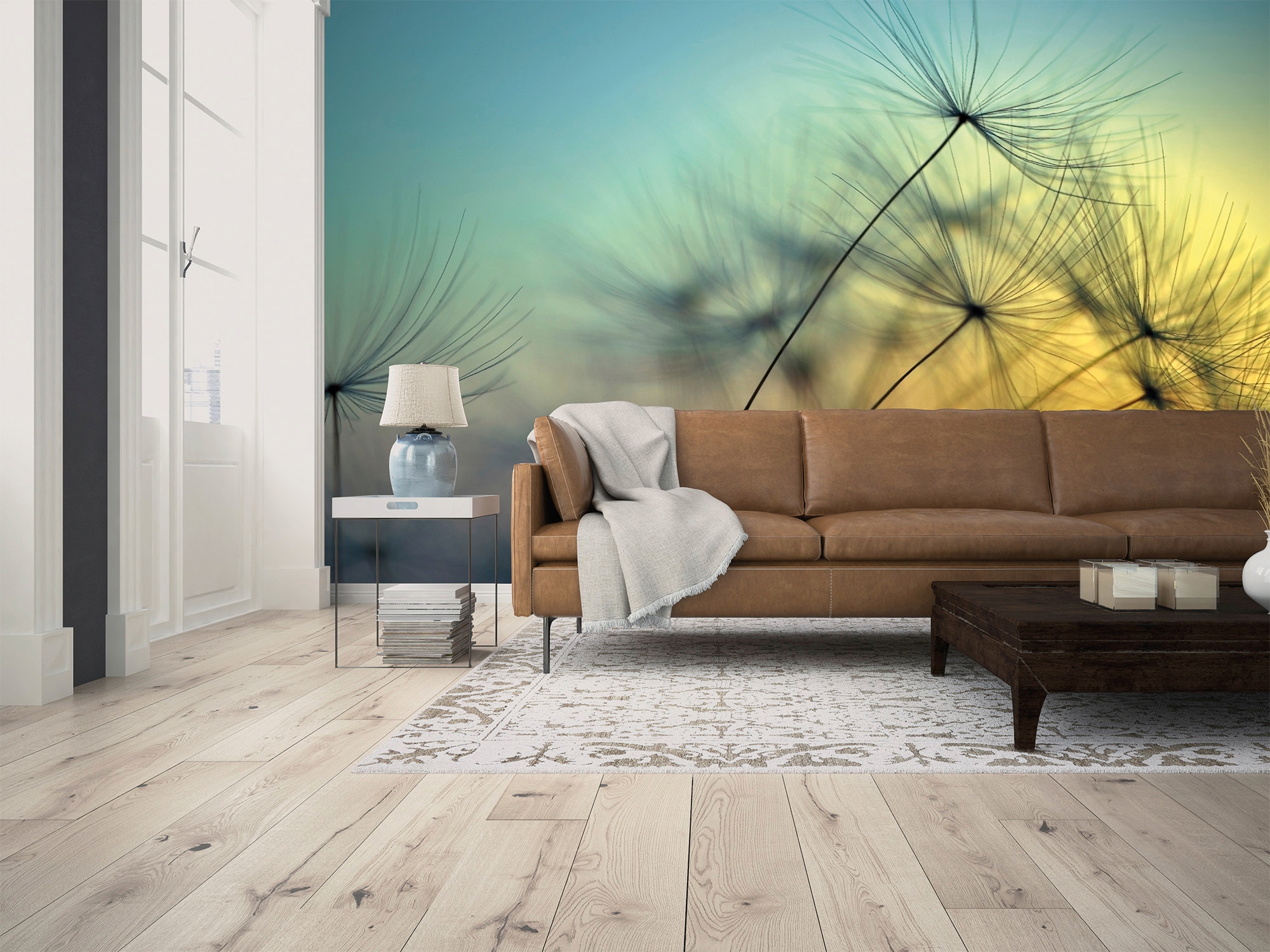 living walls Fototapete »Designwalls Flying Dandelion 1« glatt Vlies, Wand, Schräge, Decke