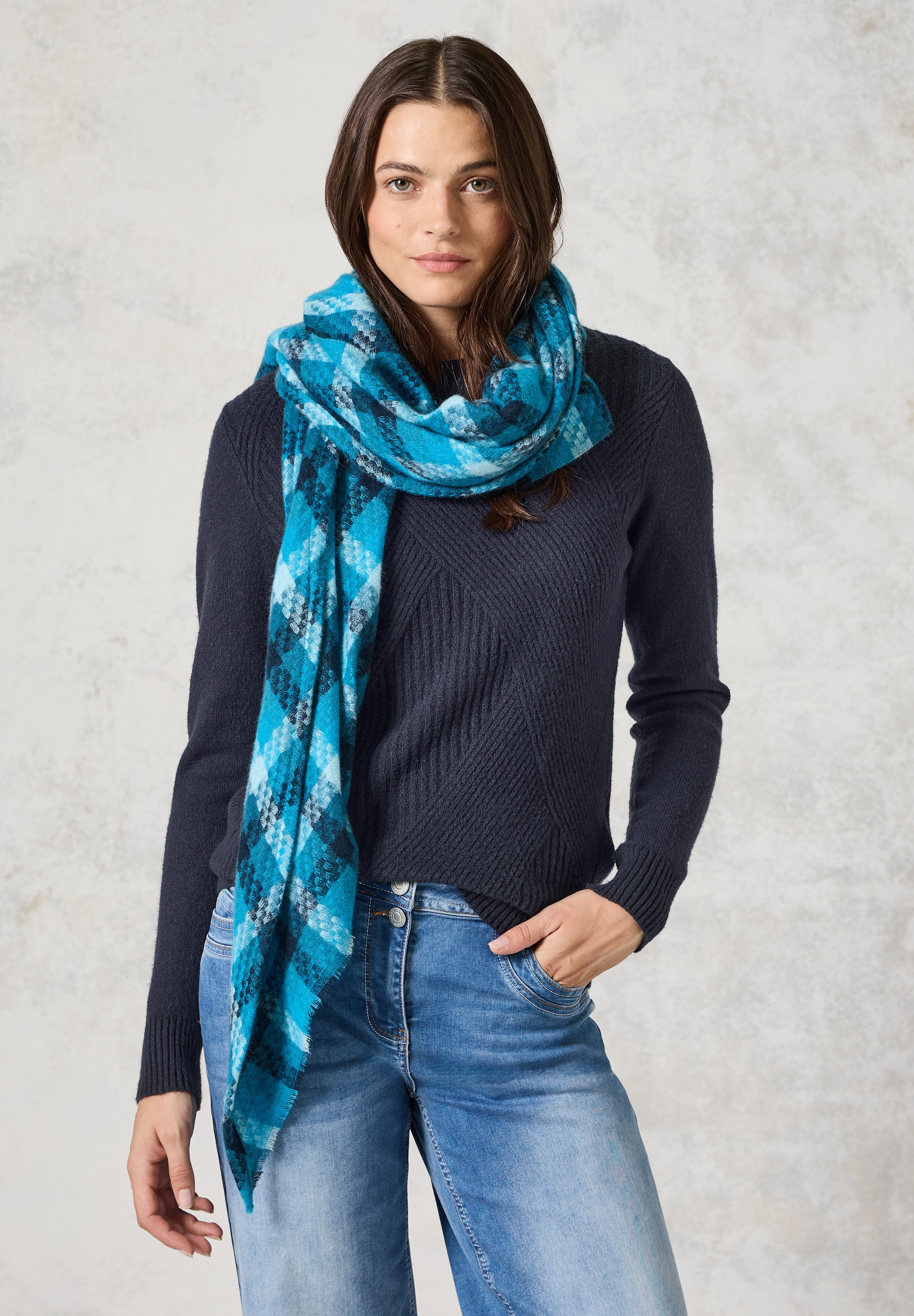 Cecil Strickpullover mit Rundhalsausschnitt