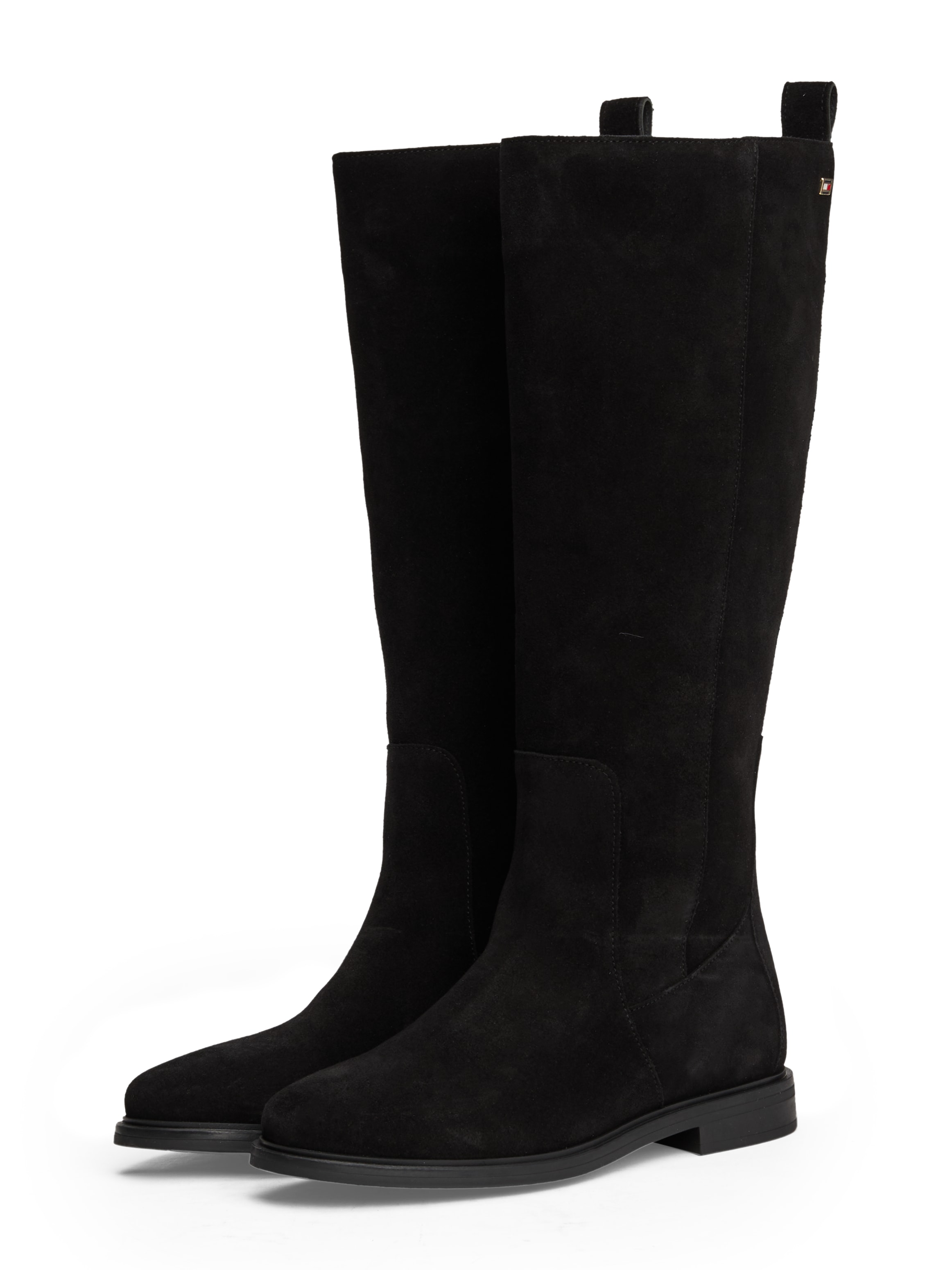 Stiefel »FLAG SUEDE LONG BOOT ZIP«, Blockabstz, Langschaftstiefel, Businesstiefel mit...