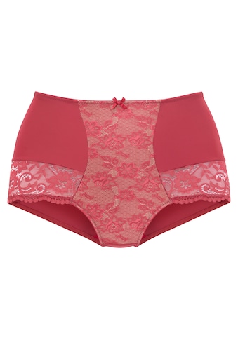 Nuance High-Waist-Panty su Spitzeneinsätzen