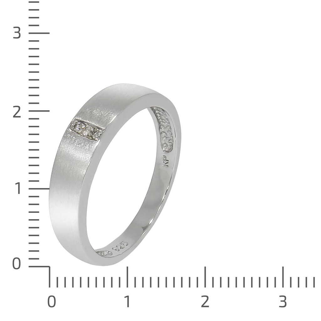 Diamonds by Ellen K. Fingerring »925 Sterling Silber Diamanten zus. 0,03ct.«