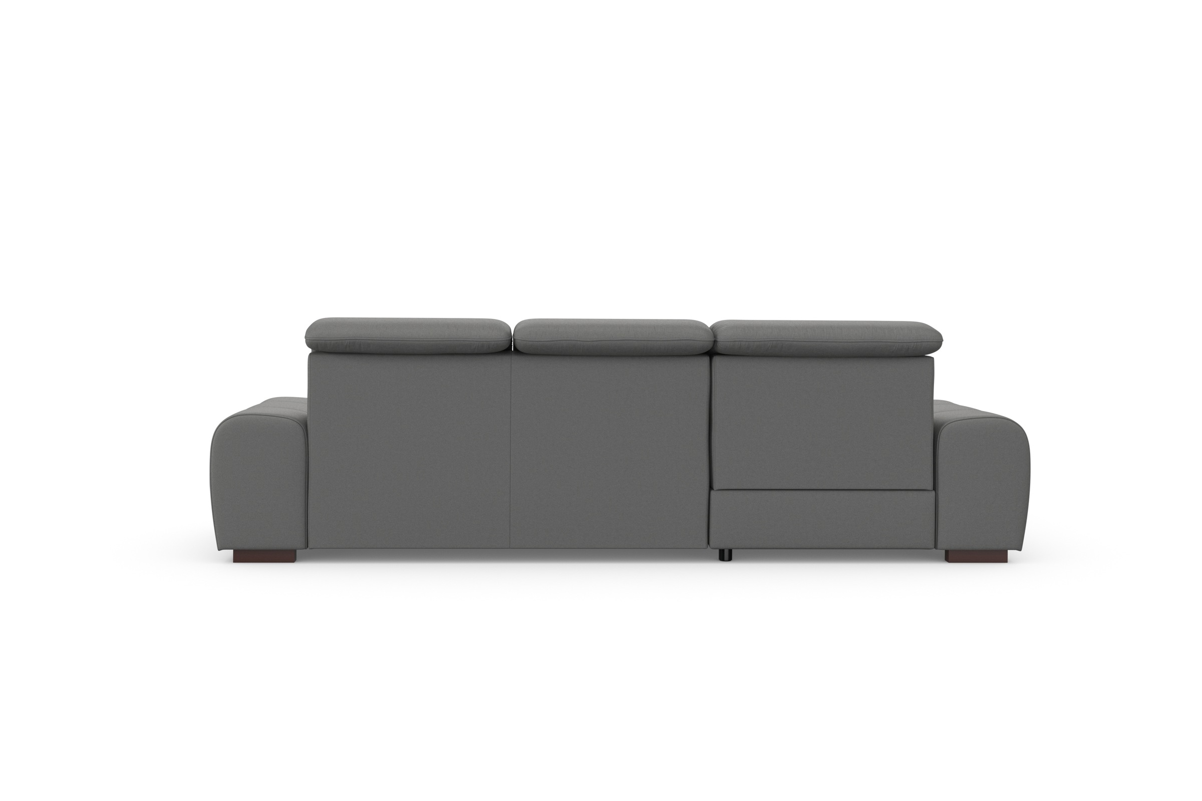 Ecksofa SIT & MORE "Luxor L-Form", grau (steel), B:275cm H:82cm T:173cm, Luxus-Microfaser ALTARA NUBUCK (100% Polyester);Soft clean (98% Polyester, 2% Polyamid);Struktur fein (100% Polyester), Sofas, Ecksofa, wahlweise mit Bettfunktion, Bettkasten und Kop 6