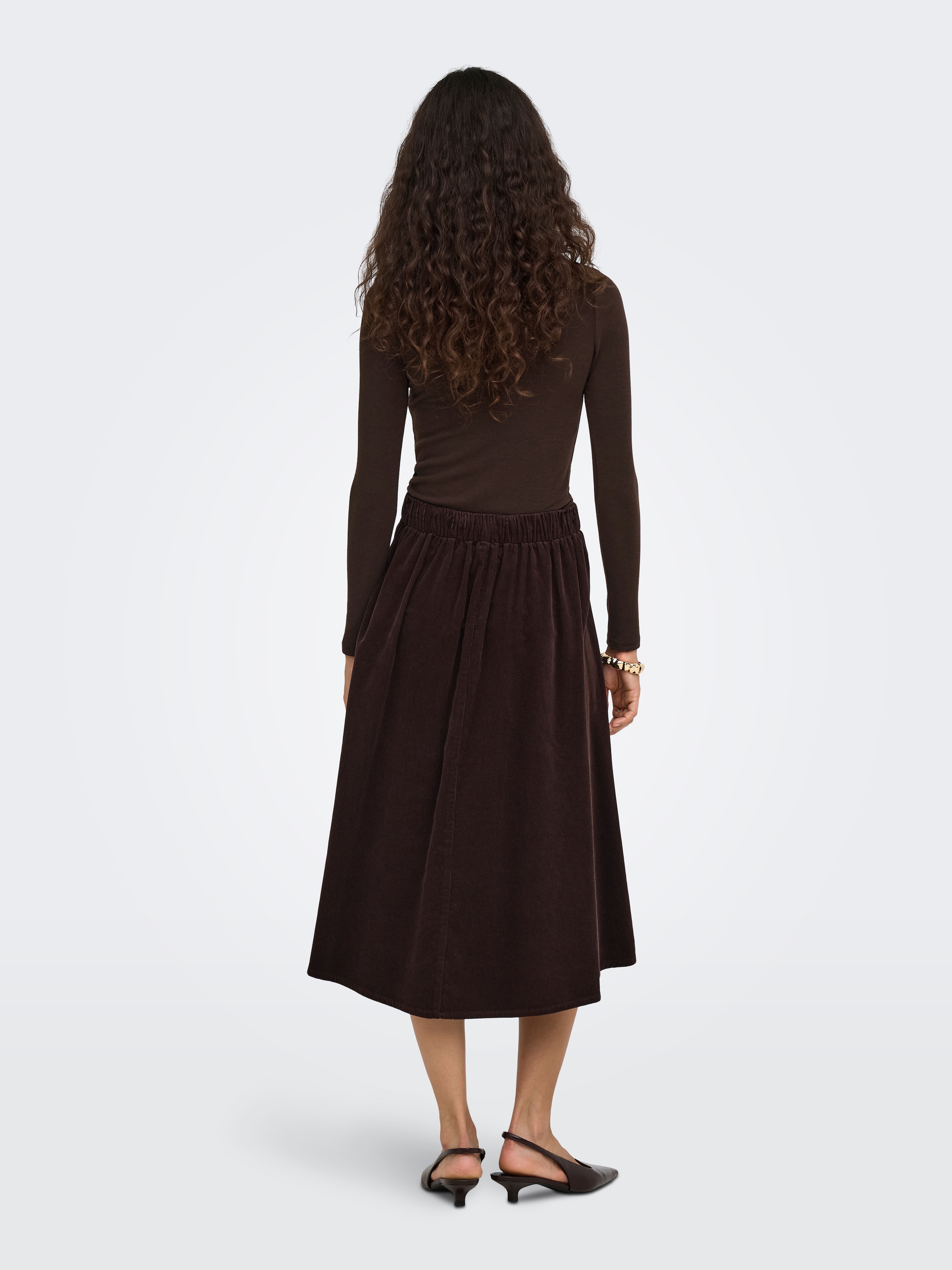 ONLY Rollkragenshirt »ONLGLAMOUR L/S ROLL-NECK TOP JRS NOOS« Materialmix, slim fit