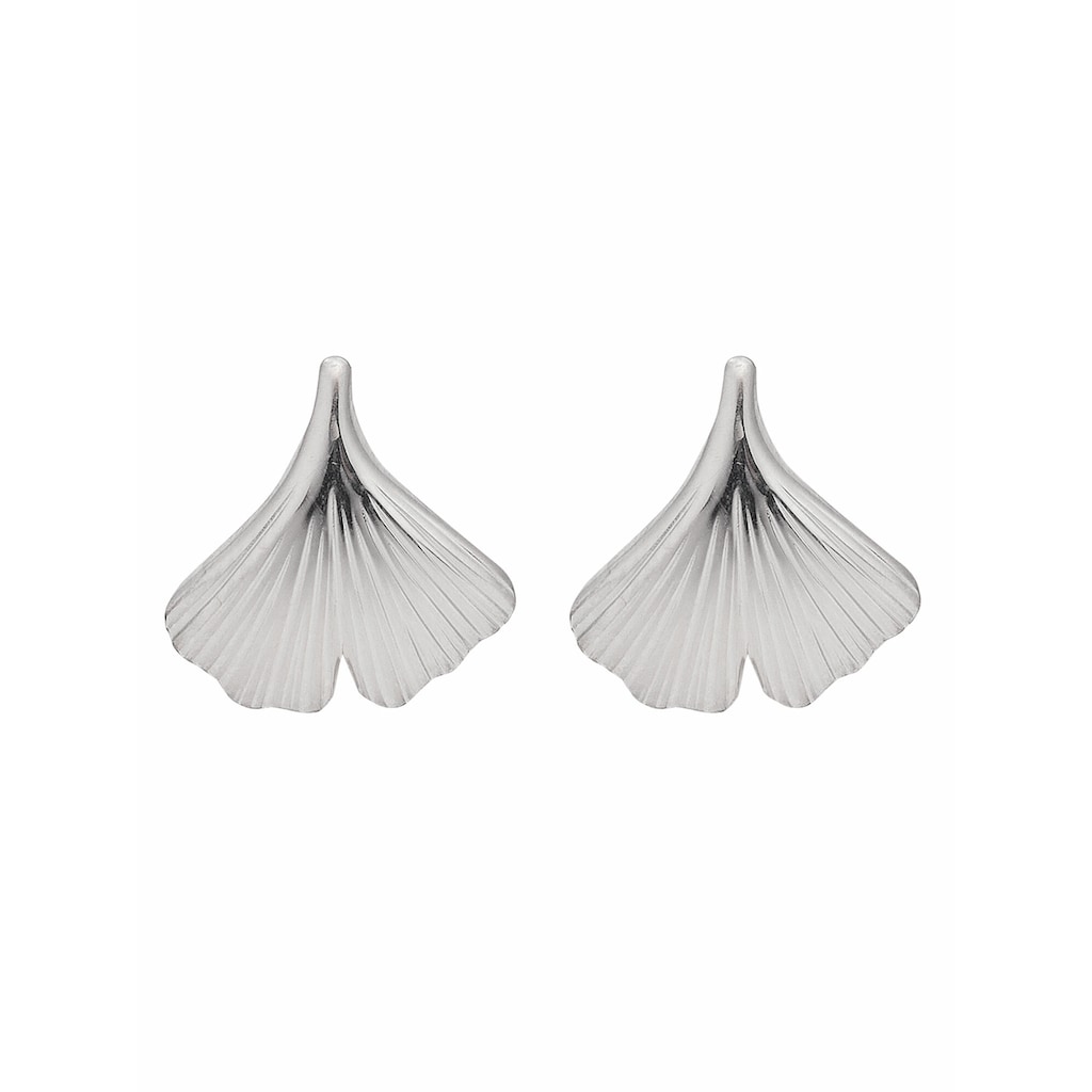 Adelia´s Paar Ohrhänger »925 Silber Ohrringe Ohrstecker Ginkoblatt«, Silberschmuck für Damen