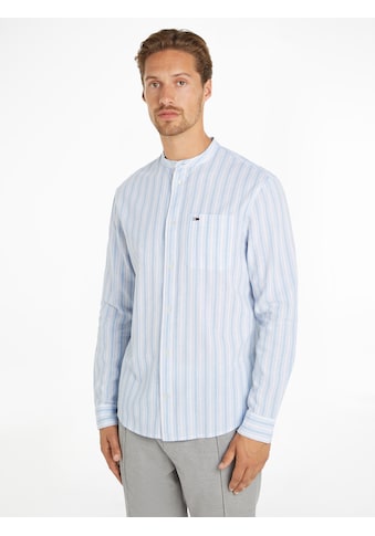 Langarmhemd »TJM MAO STRIPE LINEN BLEND SHIRT«