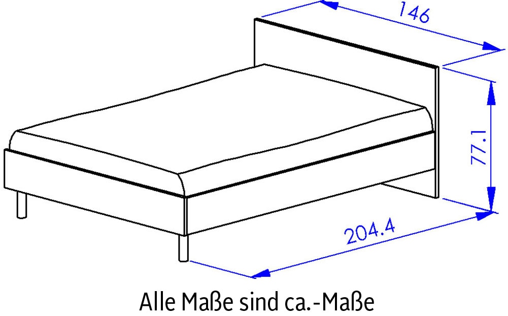 Gami Schlafzimmer-Set »RITMO SCHLAFZIMMER SET 1«, (7 tlg.), Ein Schlafzimmer im zeitlosen Stil mit vielen praktischen Lösungen!