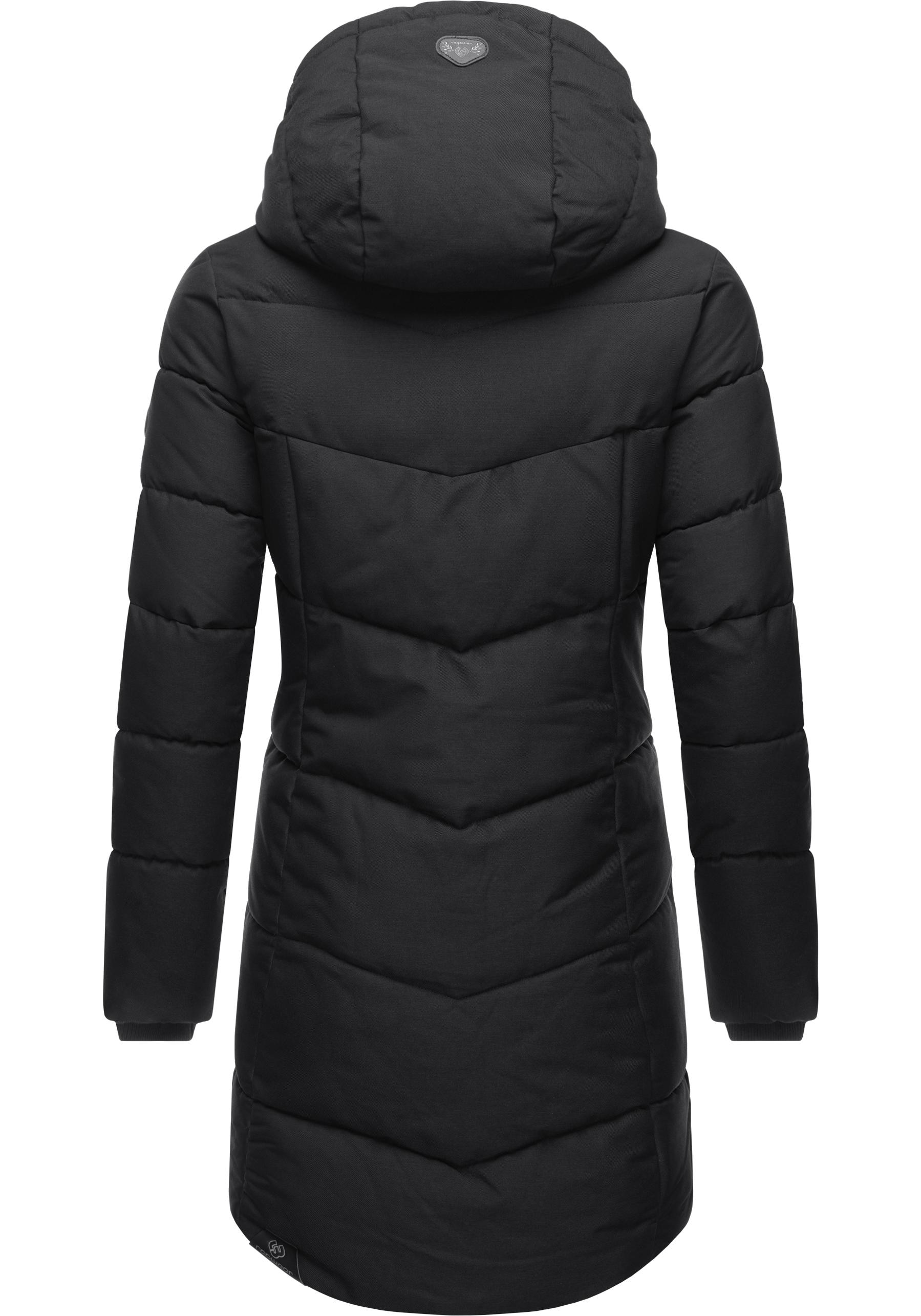 Ragwear Wintermantel »Pavla« stylischer Winterparka mit Teddyfutter und Kapuze