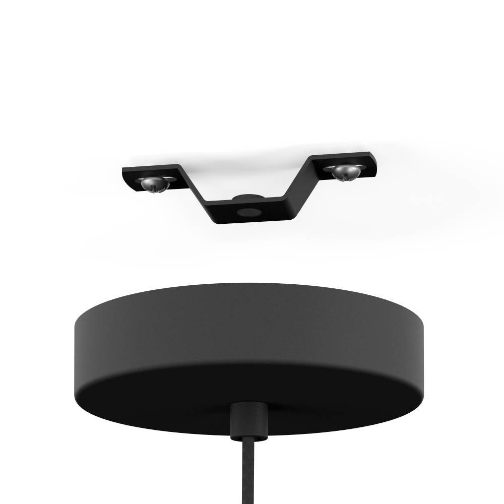 EGLO Hängeleuchte »GRIZEDALE Pendellampe, Stahl, Retro, Esszimmerlampe, Hängelampe, Lampe« E27 1 Stk. Hängeleuchte, H110 x Ø50 cm, schwarz, messing, 1X40W exkl.